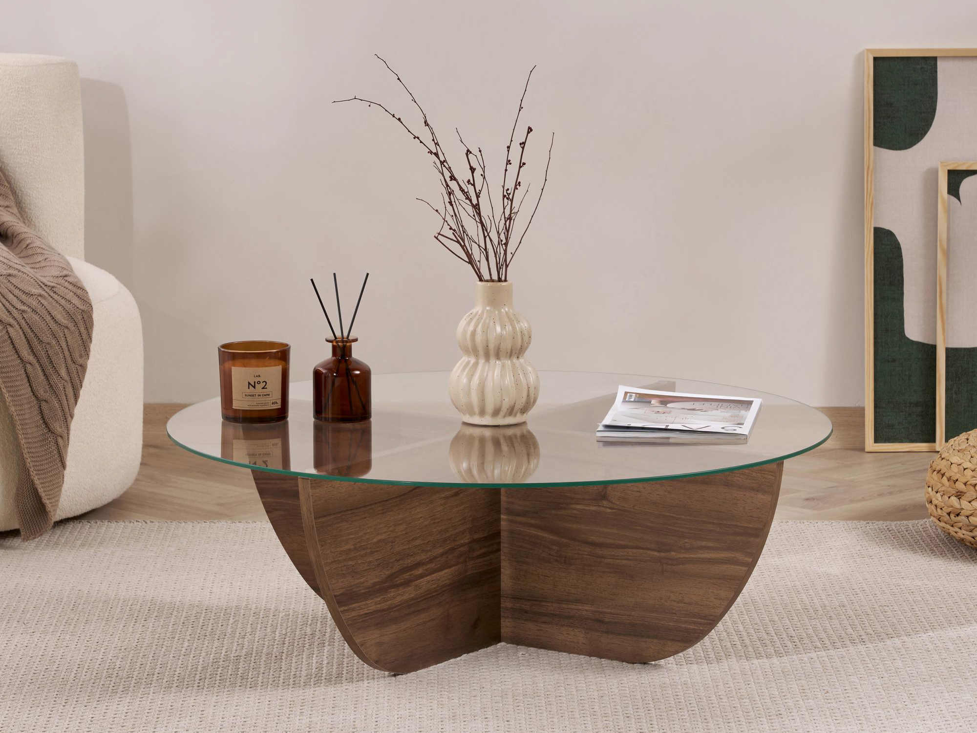 Stolić za kavu Novato 140 (Orah)