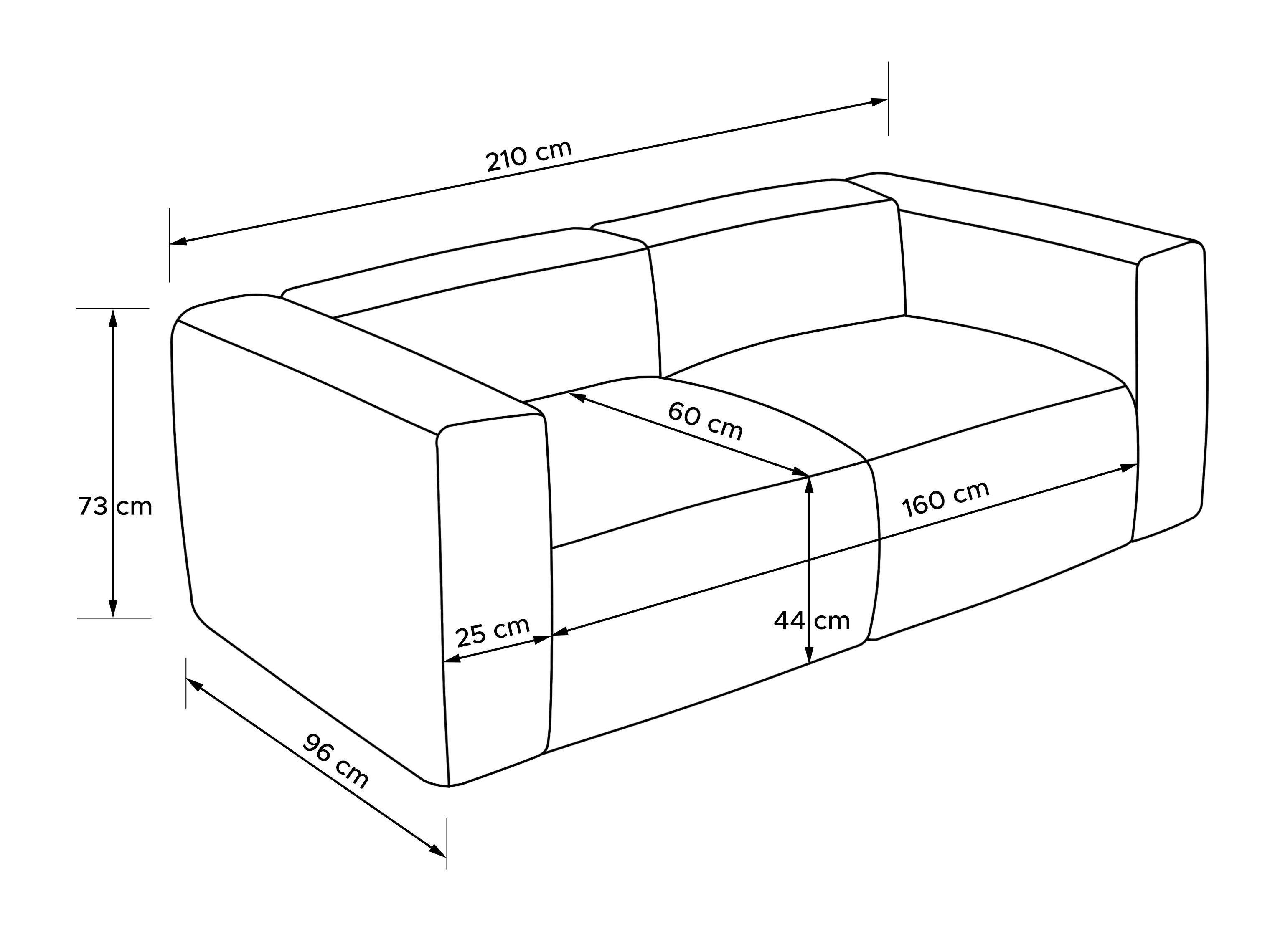 Modularan kauč Melteno 101 (Poso 22)