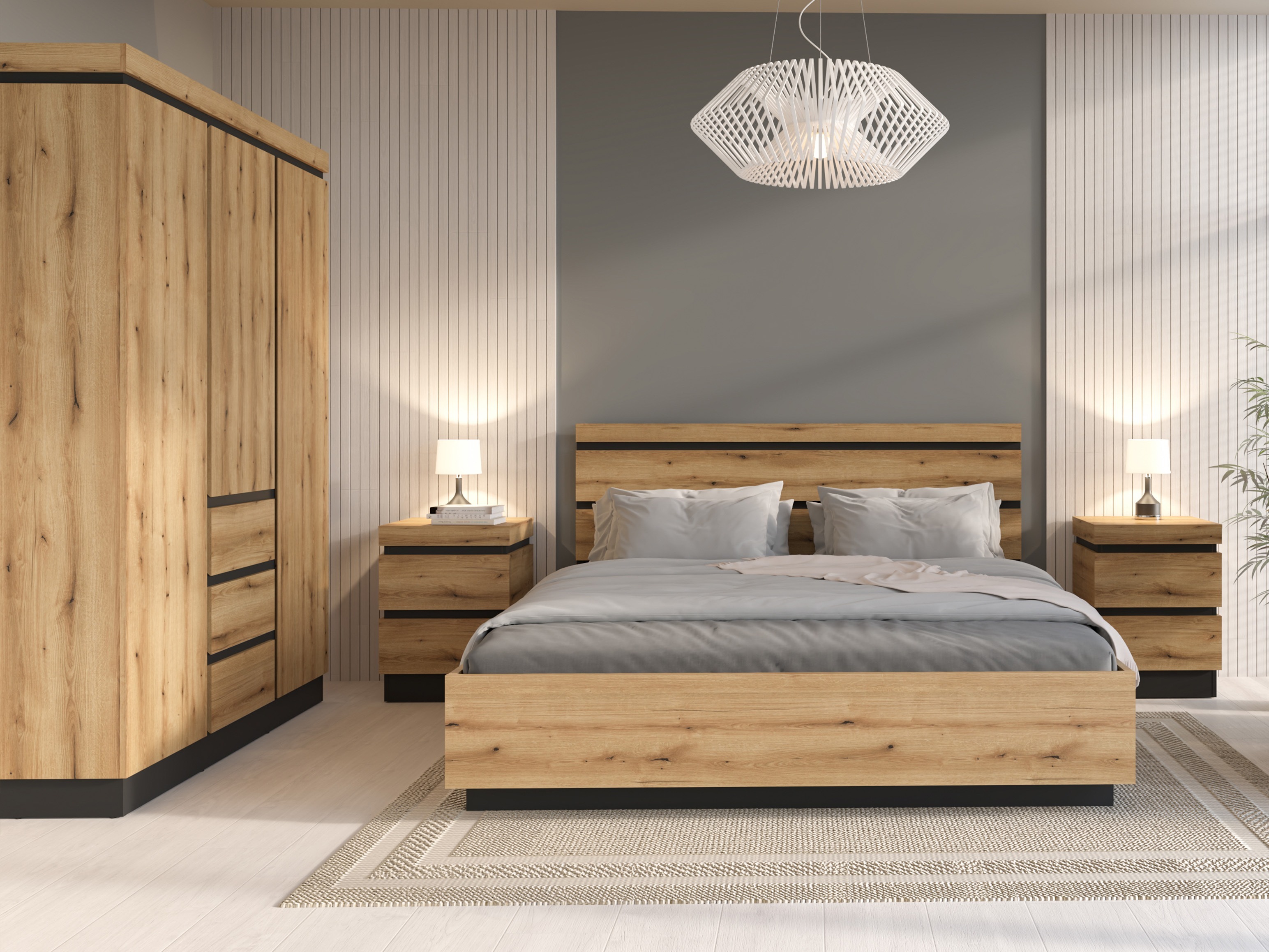 Set za spavaću sobu Enocira 133 (Nije dostupno)