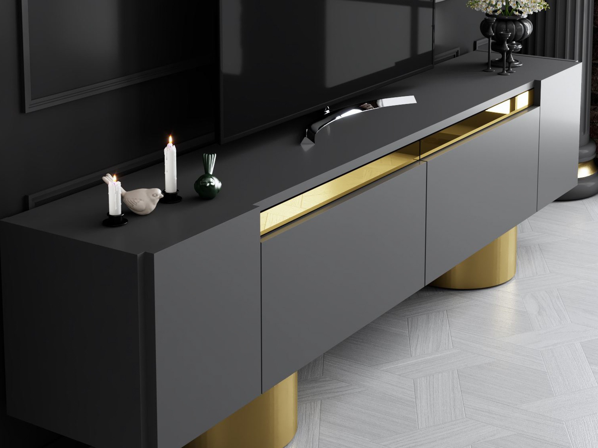 TV stol Kailua 2669 (Antracit)