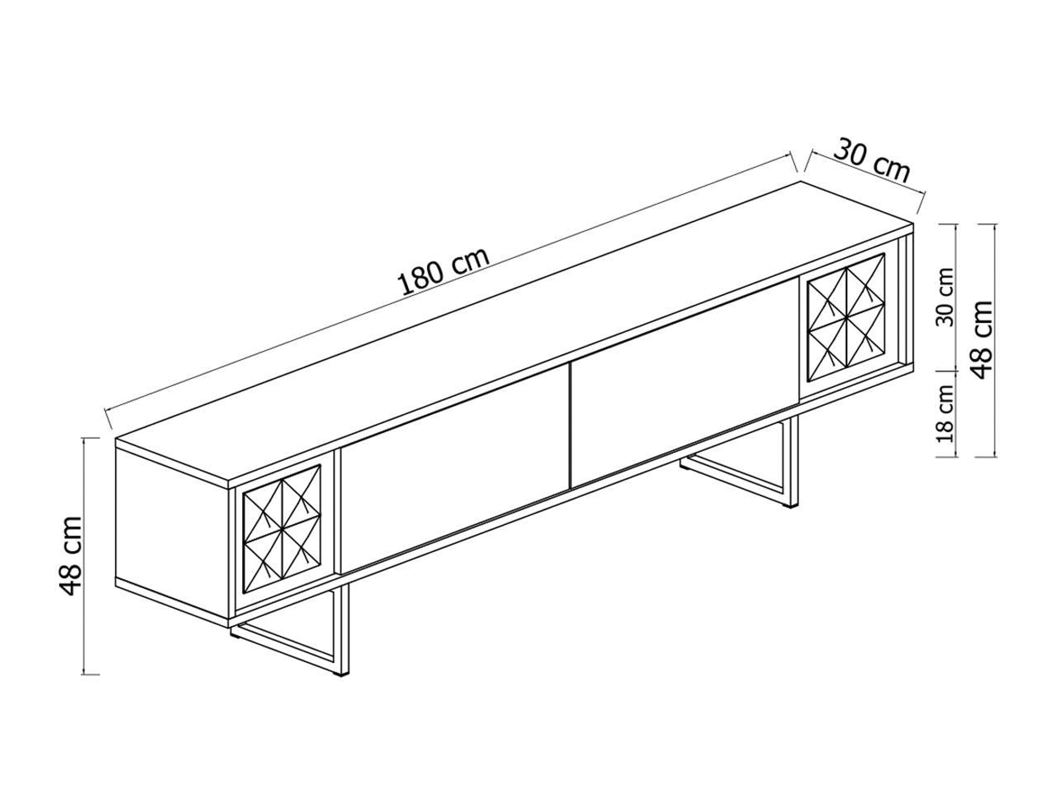TV stol Kailua 2671 (Orah)
