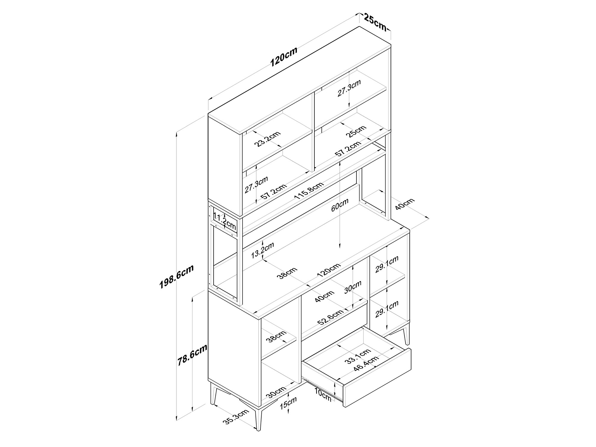 Multifunkcionalni namještaj Kailua 2676