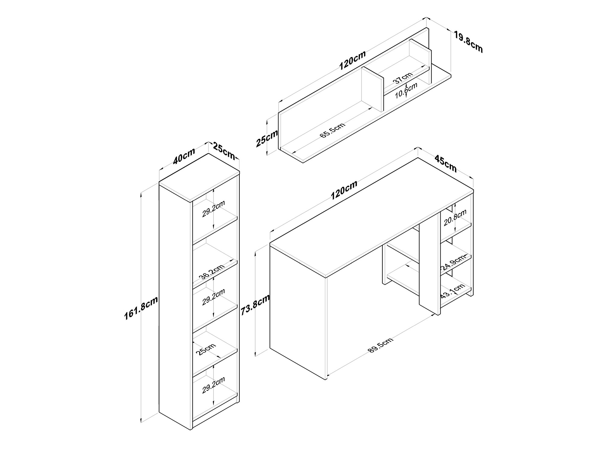 Set za kućni ured Catdelu 110
