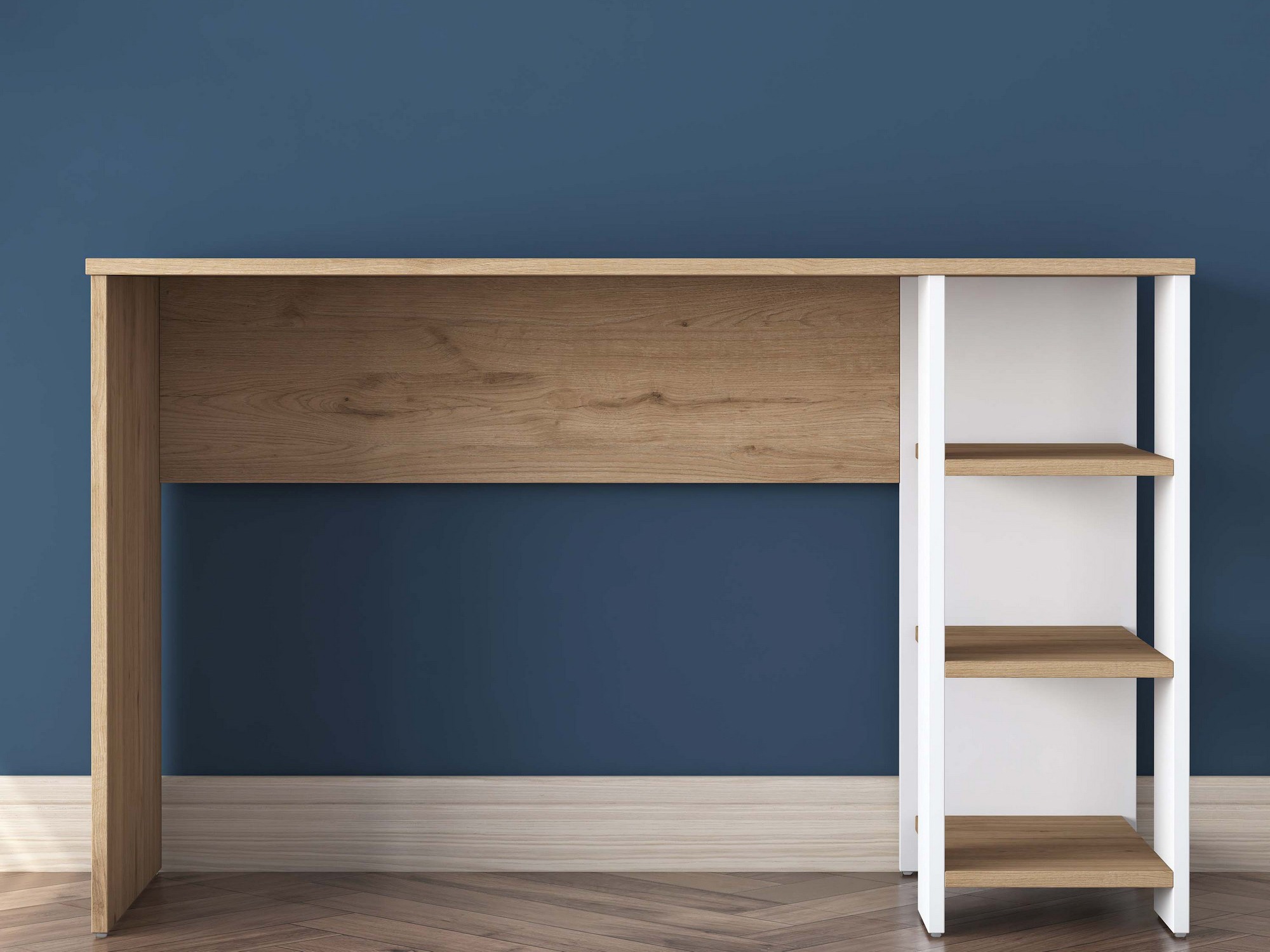 Uredski stol Catdelu 109 (Bijela + Orah)