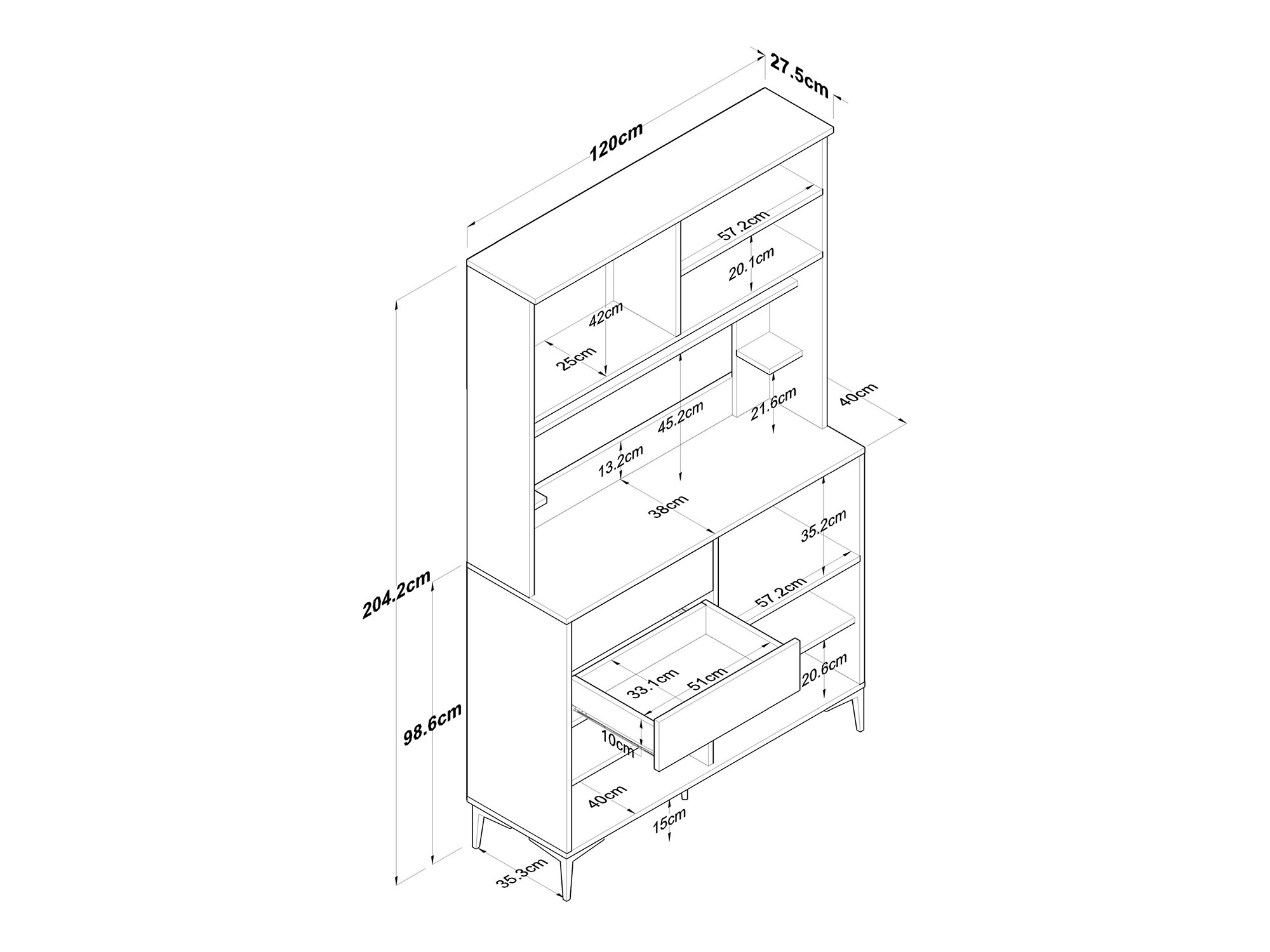 Multifunkcionalni namještaj Kailua 2682