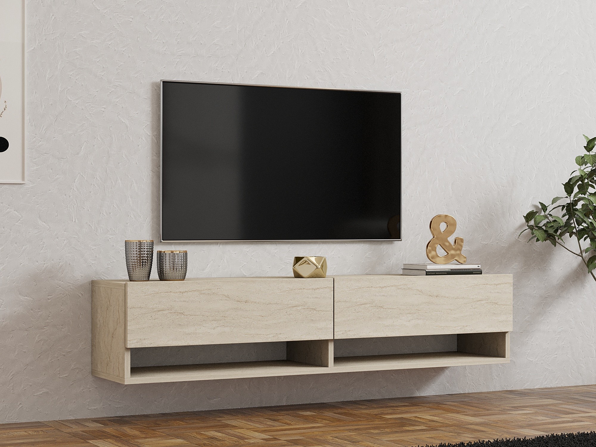 TV stol Kailua 2690 (Svijetla Travertine)