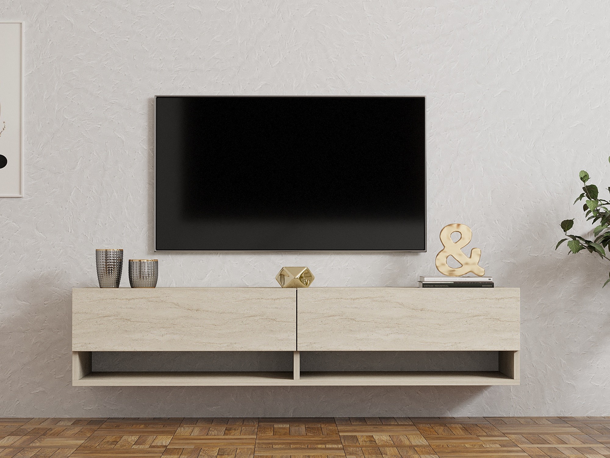 TV stol Kailua 2690 (Svijetla Travertine)