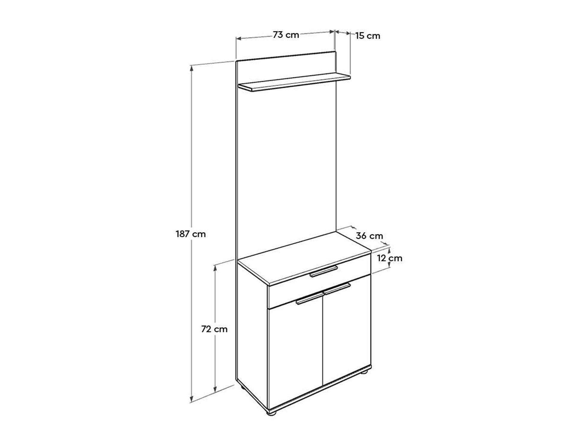 Set za hodnik Kailua 2697