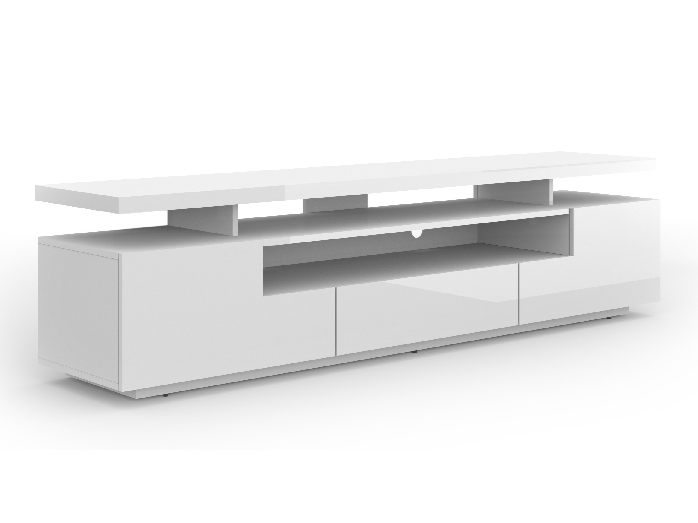 TV stol Buffalo 175 (Sjajno bijela)