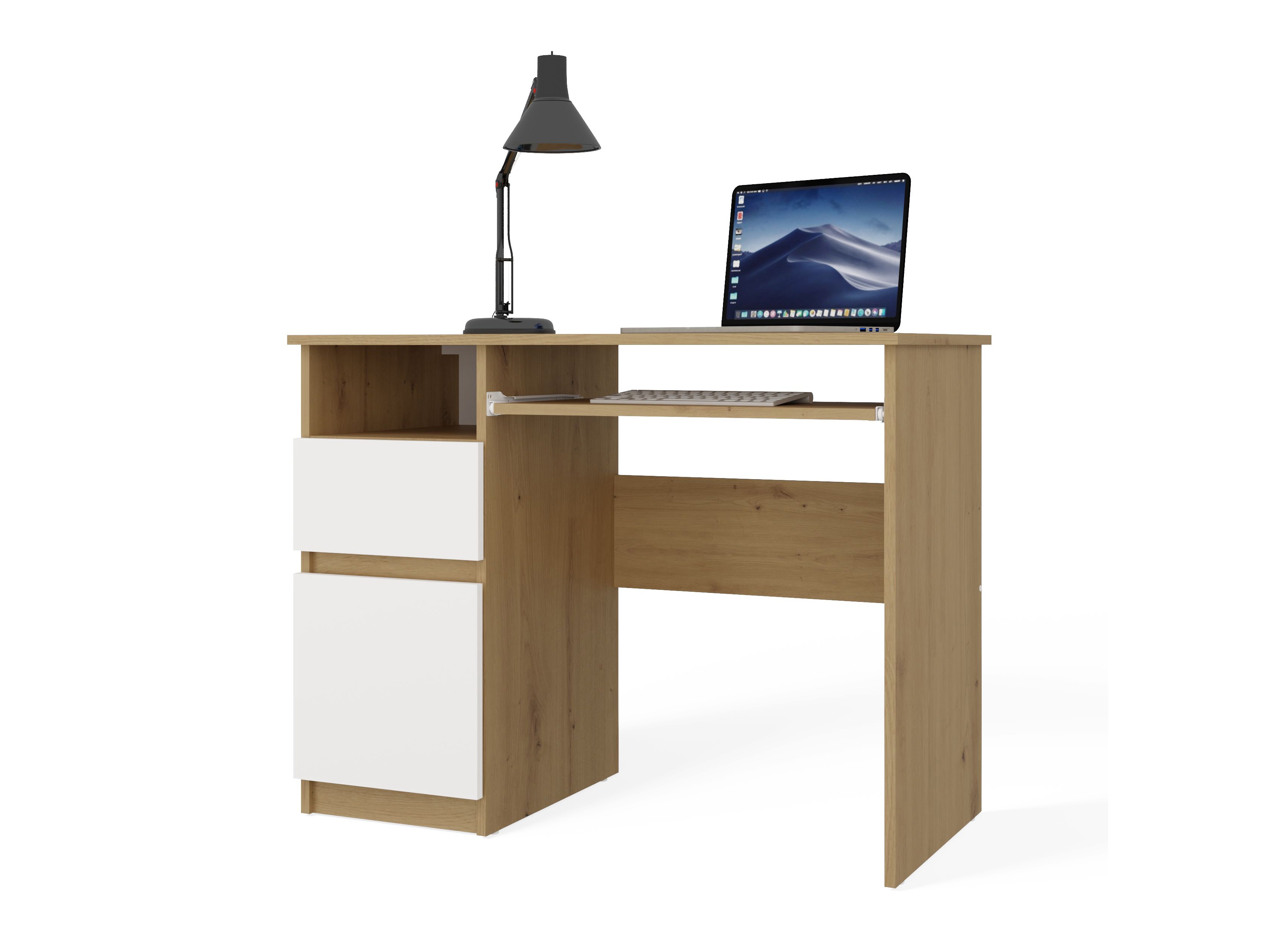 Uredski stol Mandeville 269 (Hrast Artisan + Bijela)