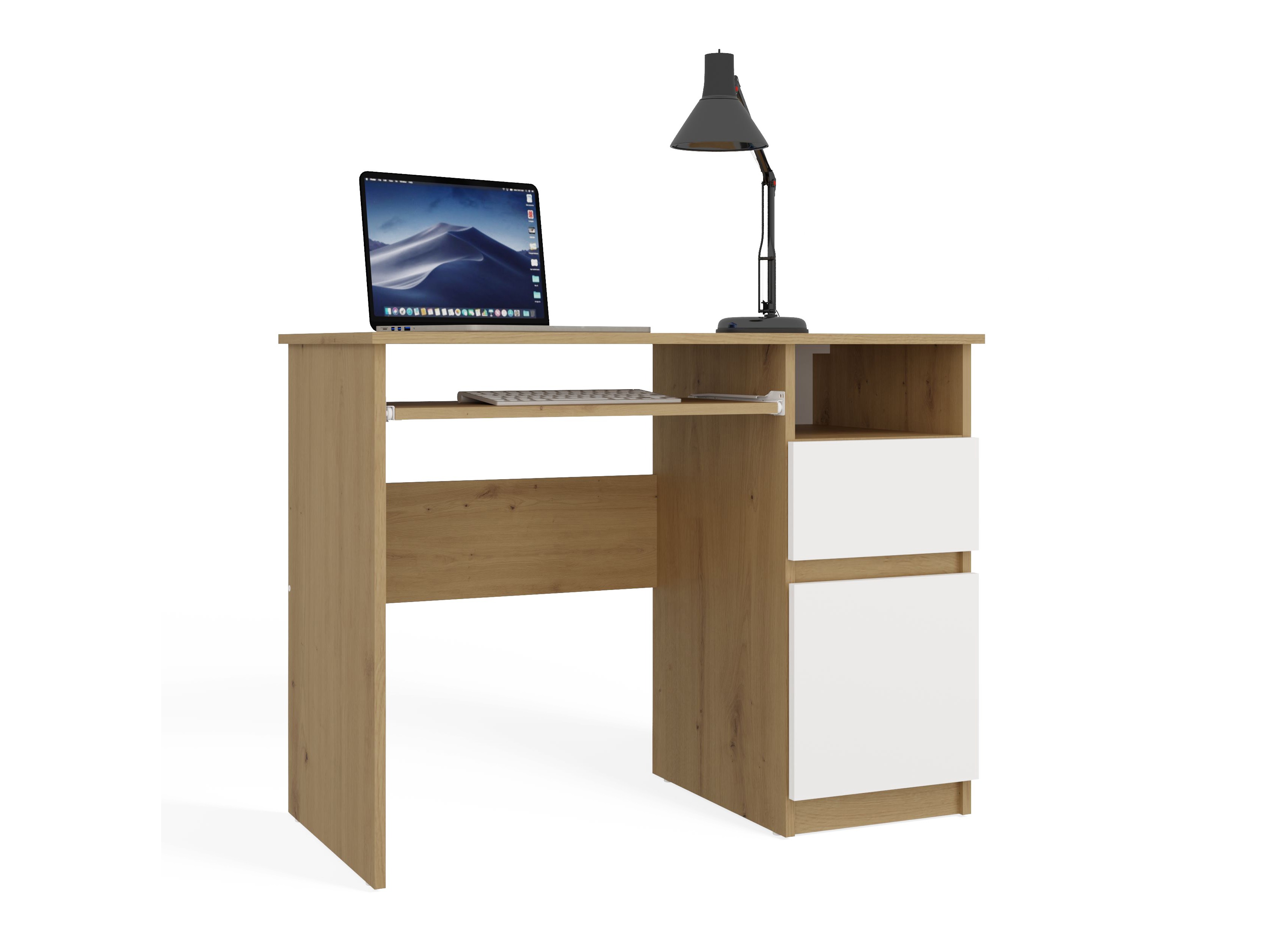 Uredski stol Mandeville 269 (Hrast Artisan + Bijela)