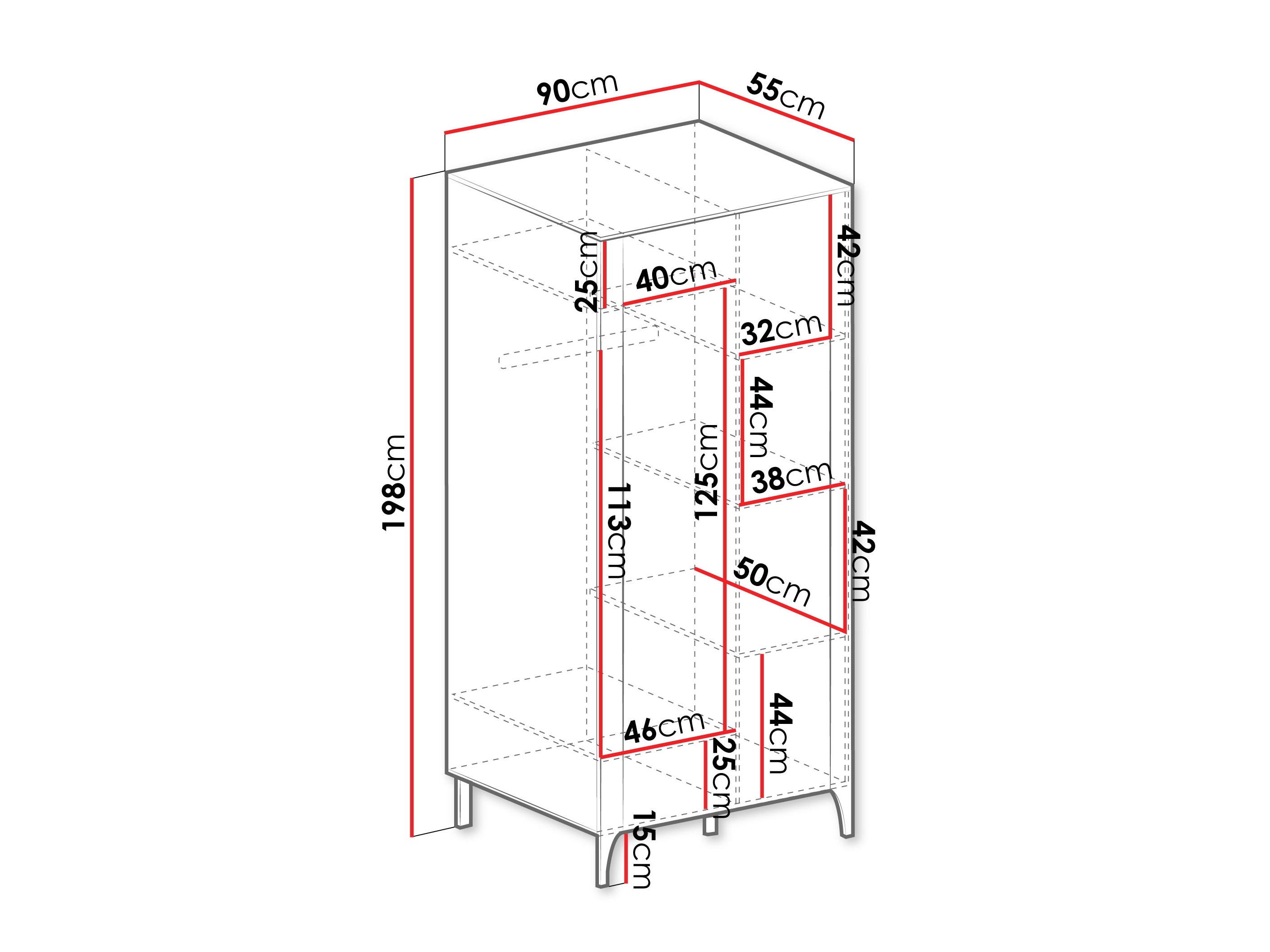 Ormar Mavtoru 106 (Crna)