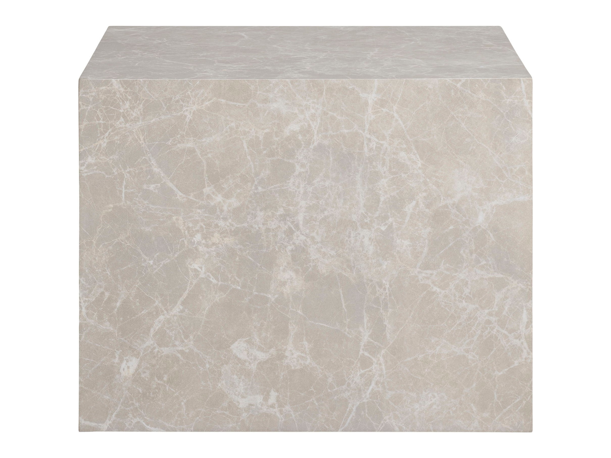 Set stolića za kavu Catavie 103 (Bež + Sivi mramor)