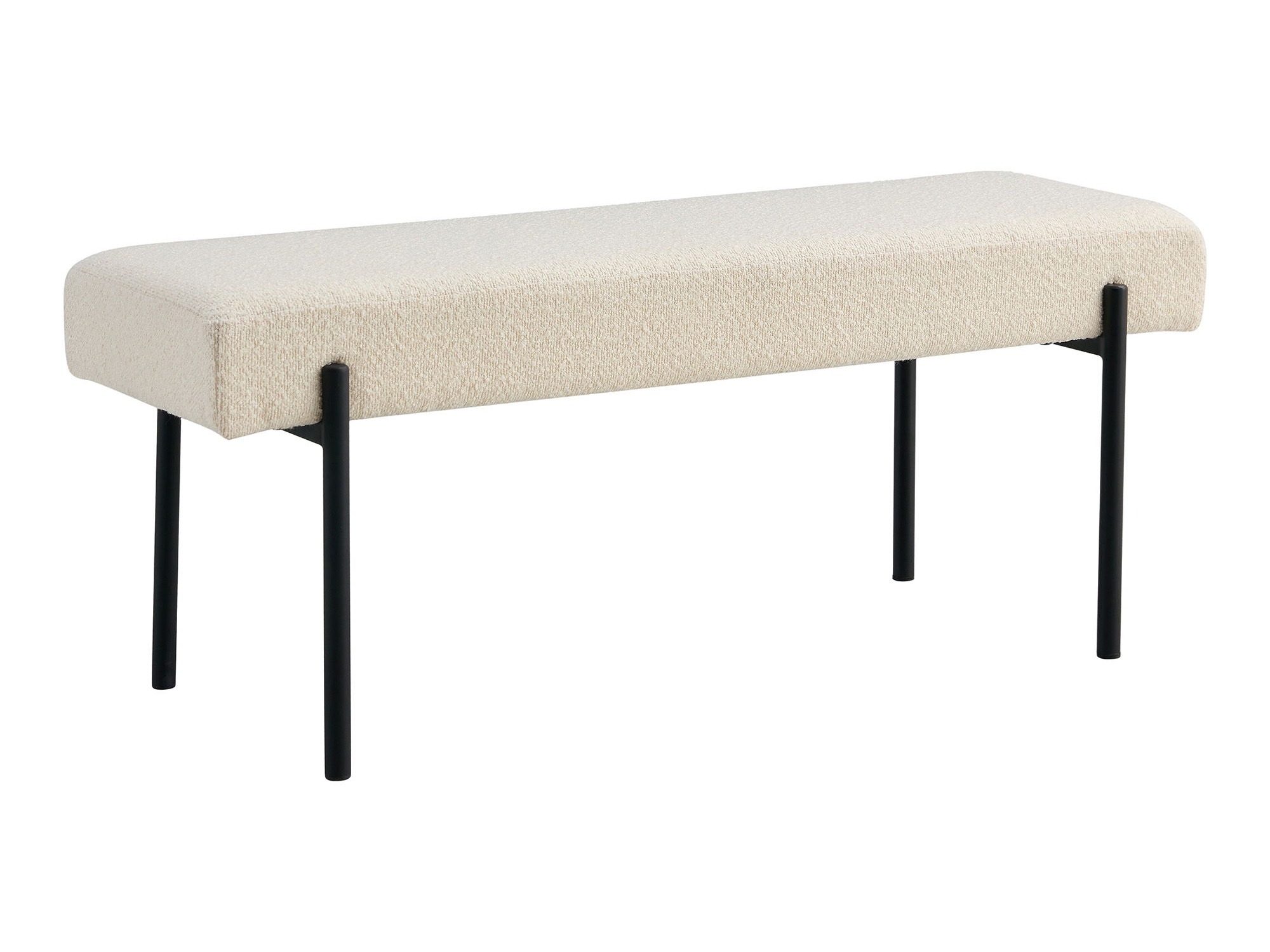 Tapecirana klupa Brea 140 (Bijela)