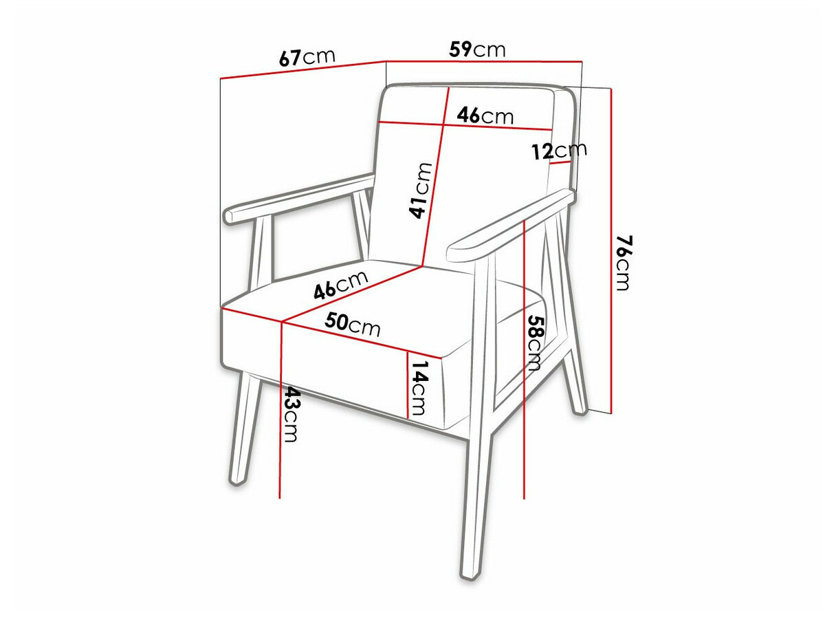 Fotelja SC9514 s oštećenim pakiranjem