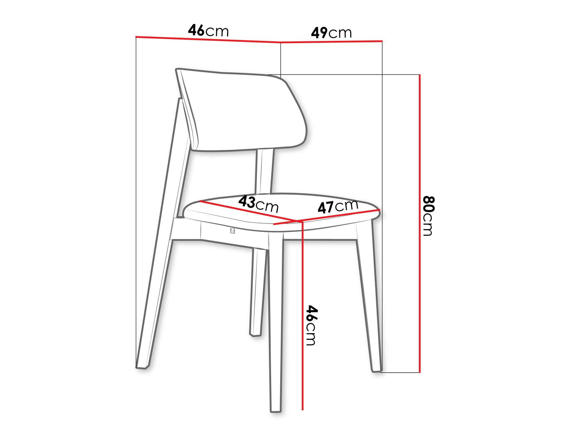 Stolica SC9516 s oštećenim pakiranjem