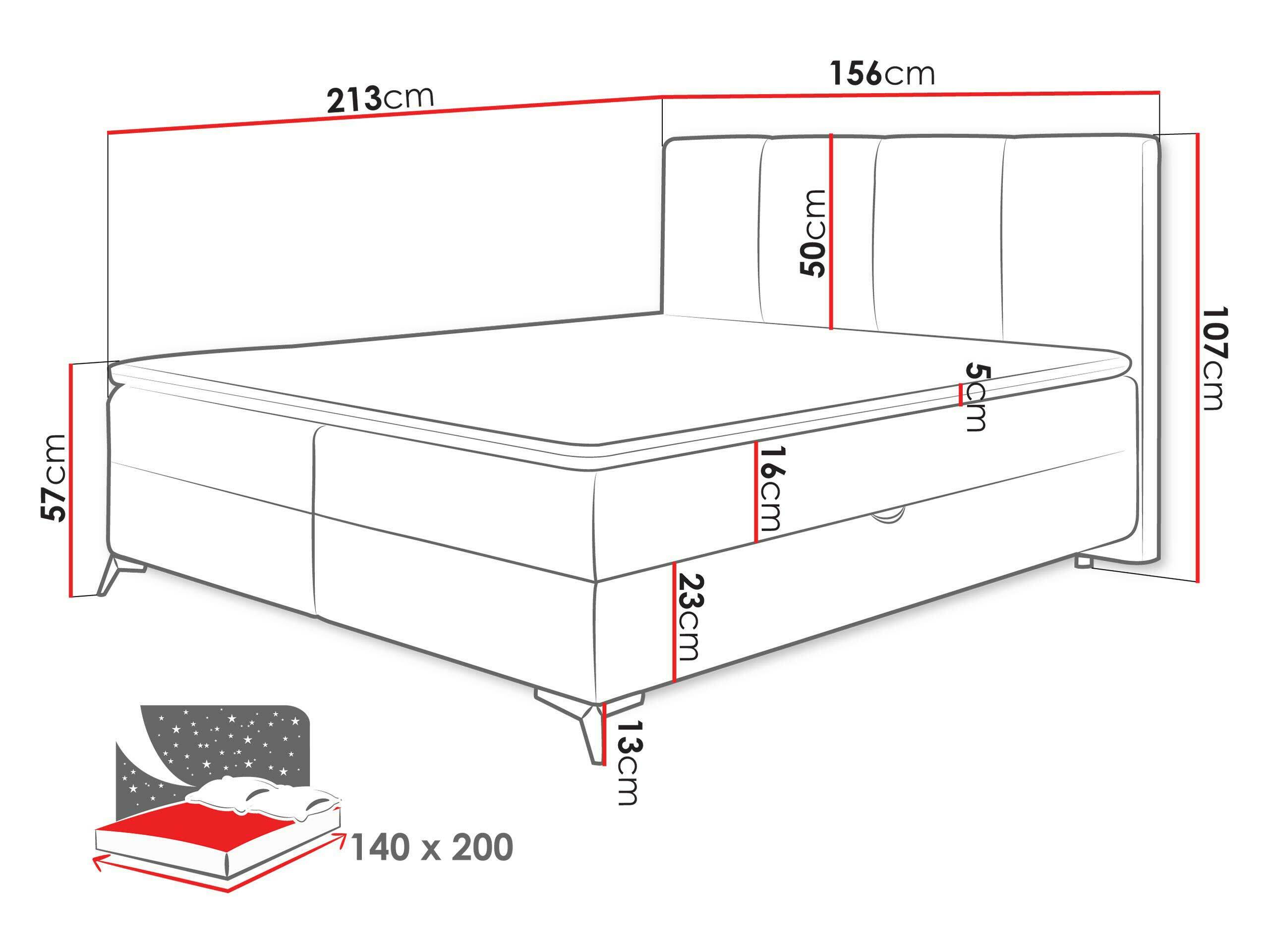 Boxspring krevet Portage 109 (Velo 621)