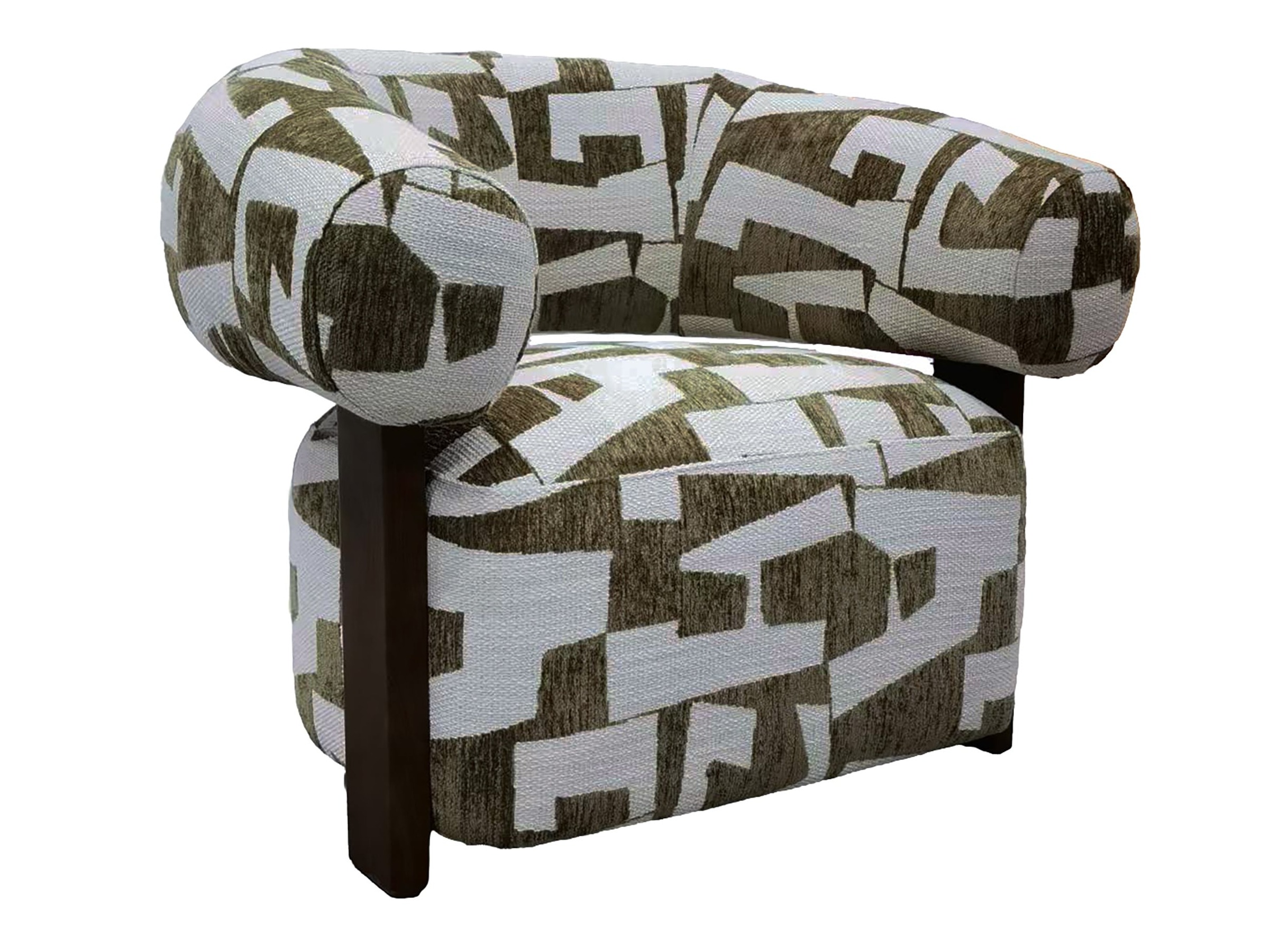 Fotelja Burleson 548 (Krem + Svijetla maslina)