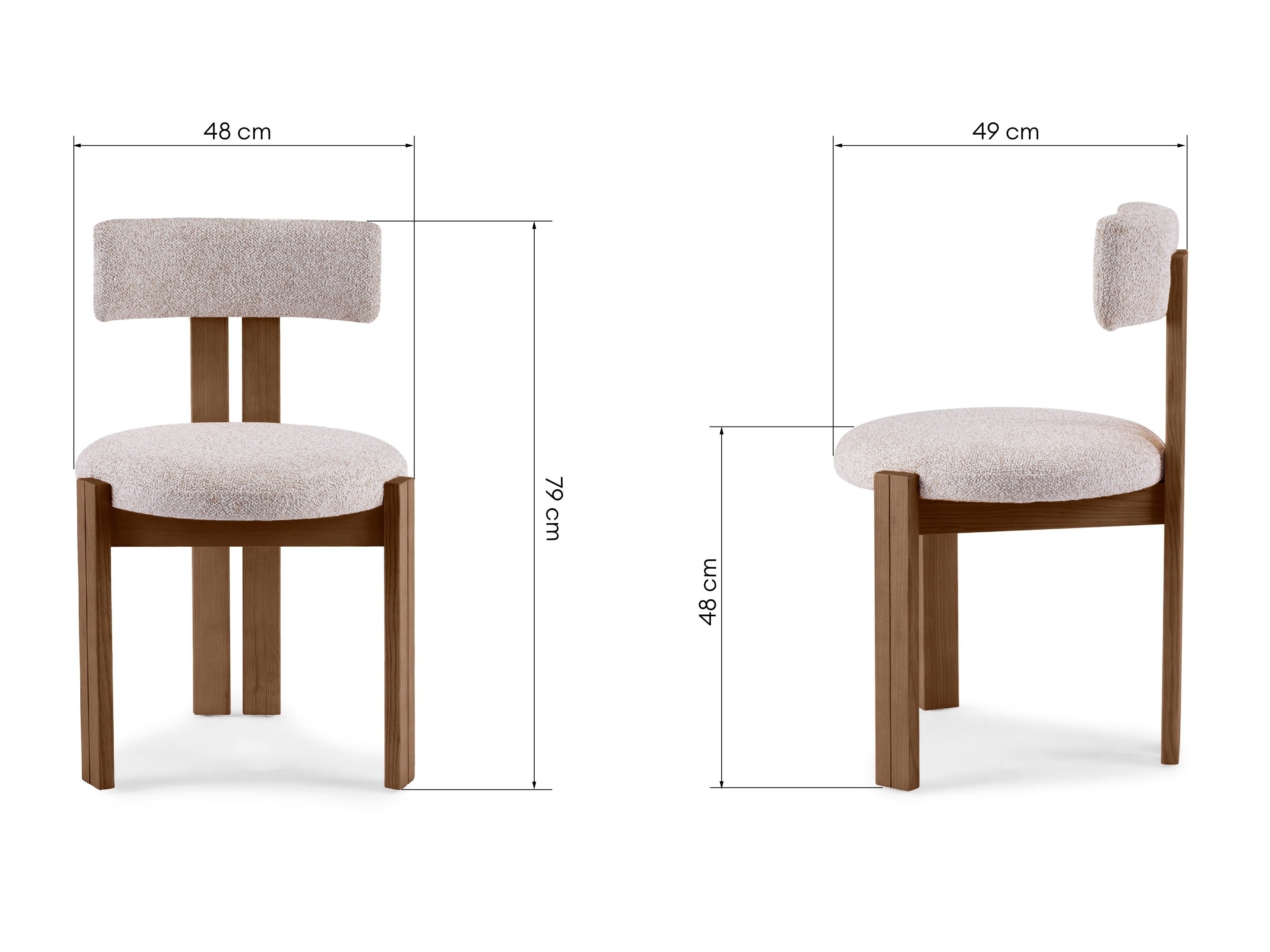 Stolica Burleson 547 (Bež + Smeđa)