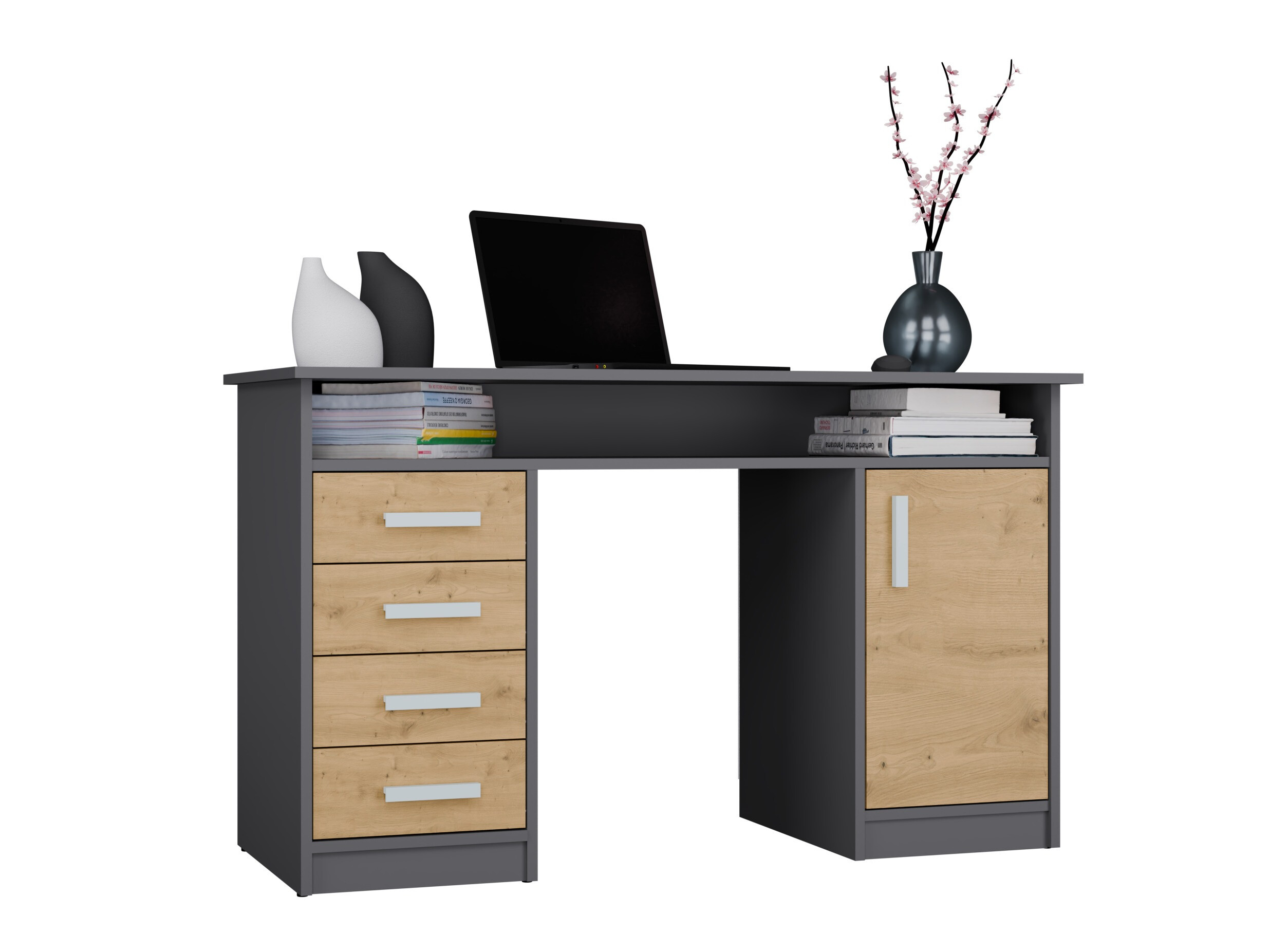 Uredski stol Mandeville 329 (Hrast Artisan + Antracit)