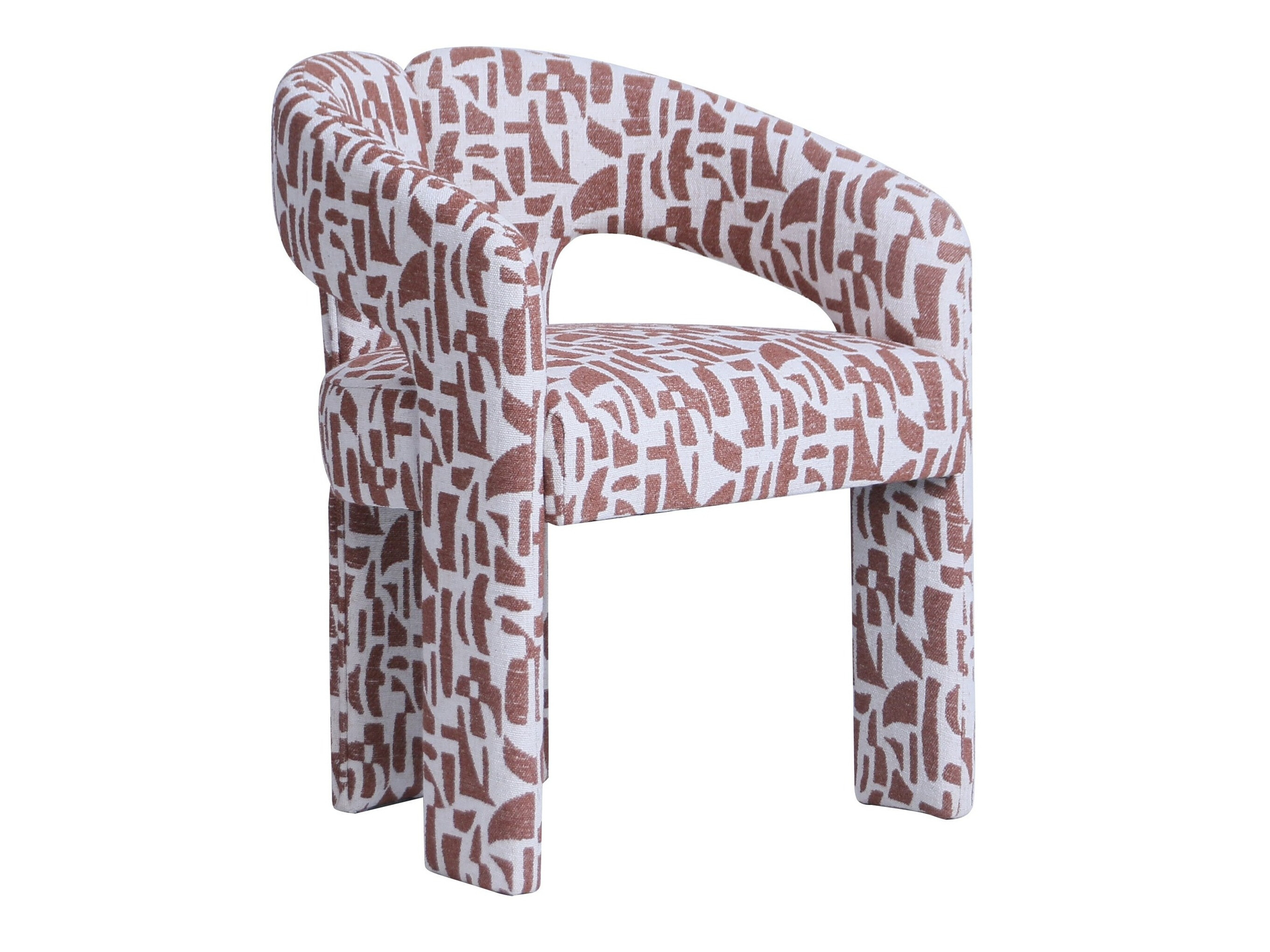 Stolica Burleson 125 (Bordo + Svijetlo smeđa)