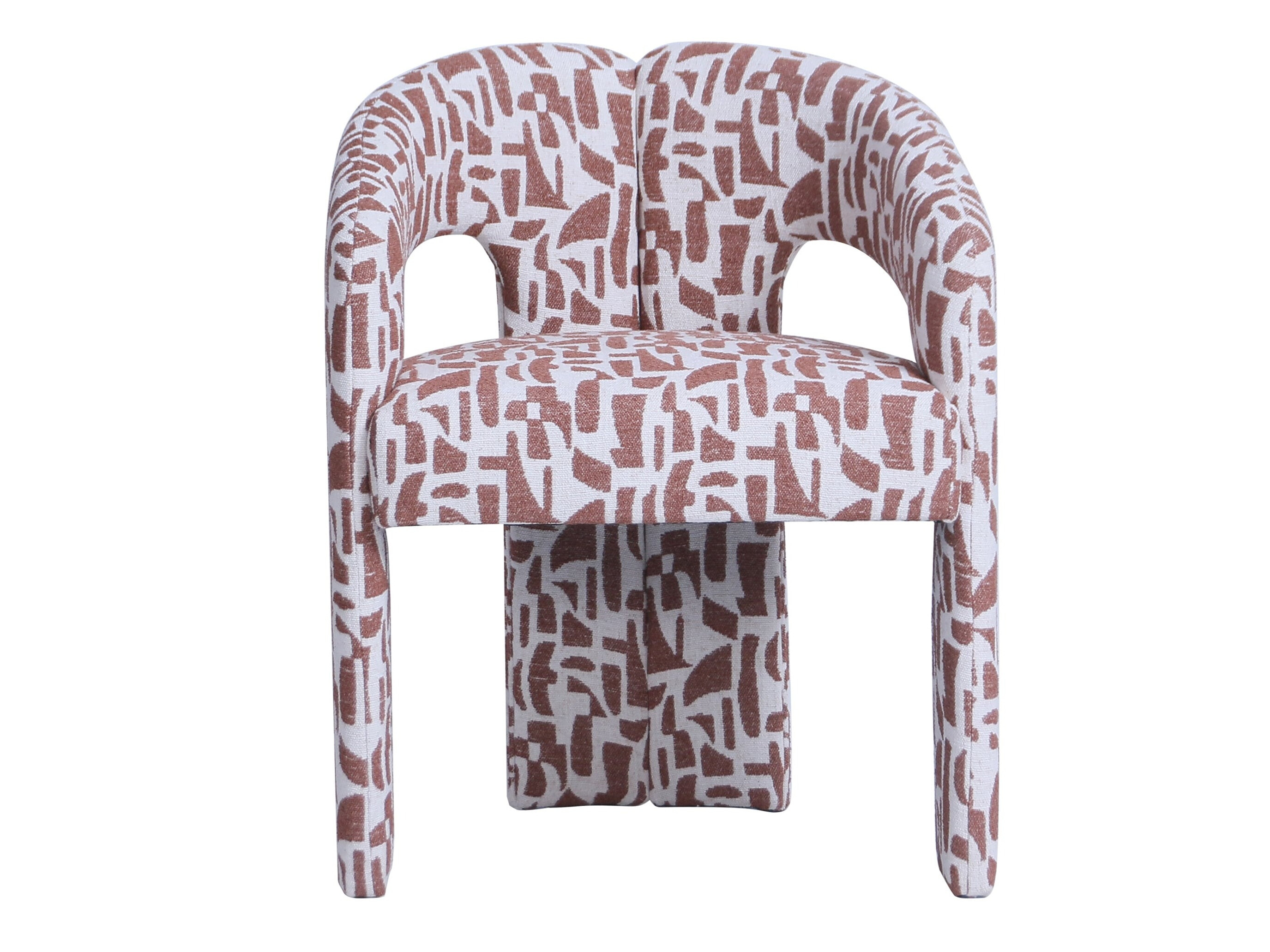 Stolica Burleson 125 (Bordo + Svijetlo smeđa)