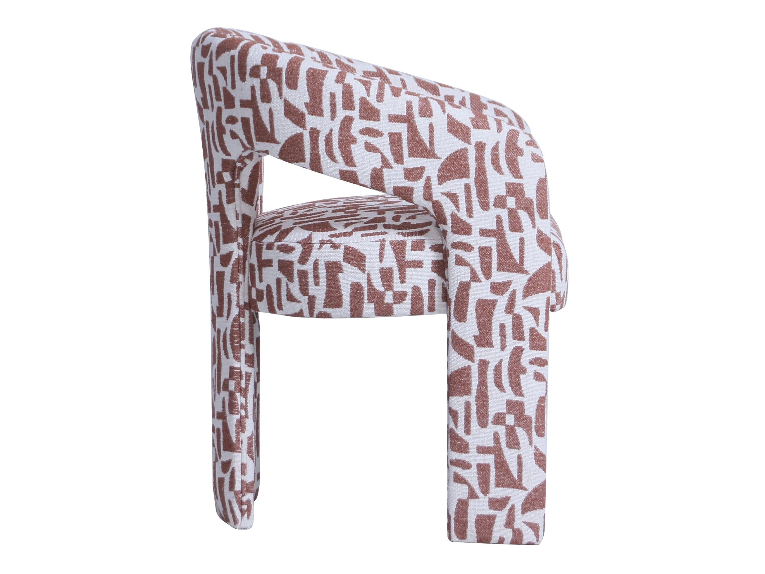 Stolica Burleson 125 (Bordo + Svijetlo smeđa)