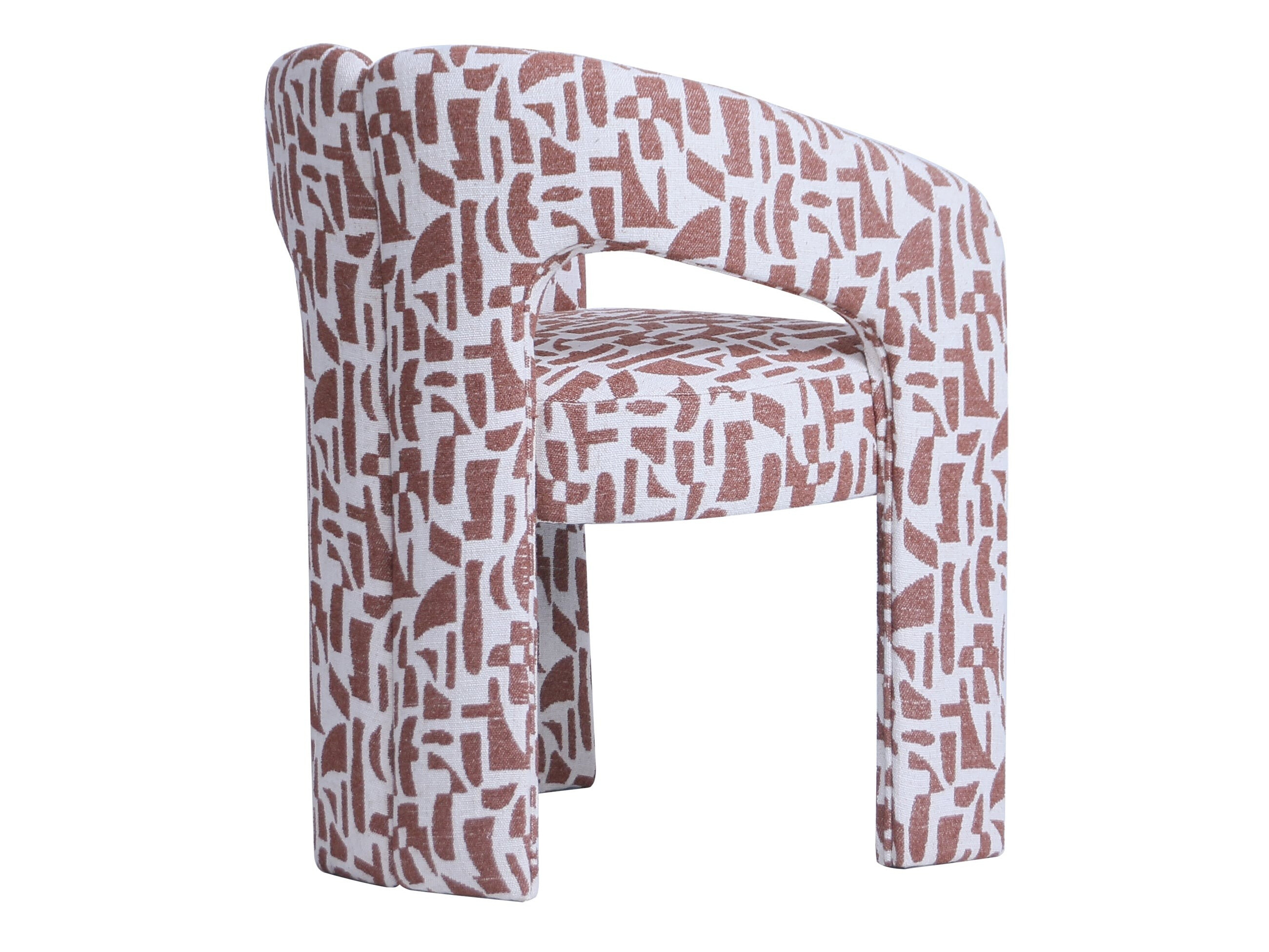 Stolica Burleson 125 (Bordo + Svijetlo smeđa)