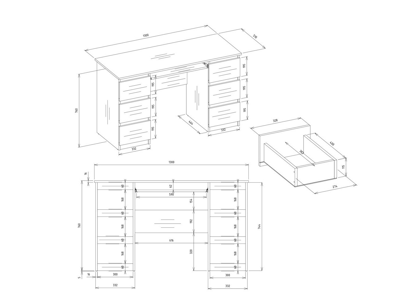 Uredski stol Mandeville 306