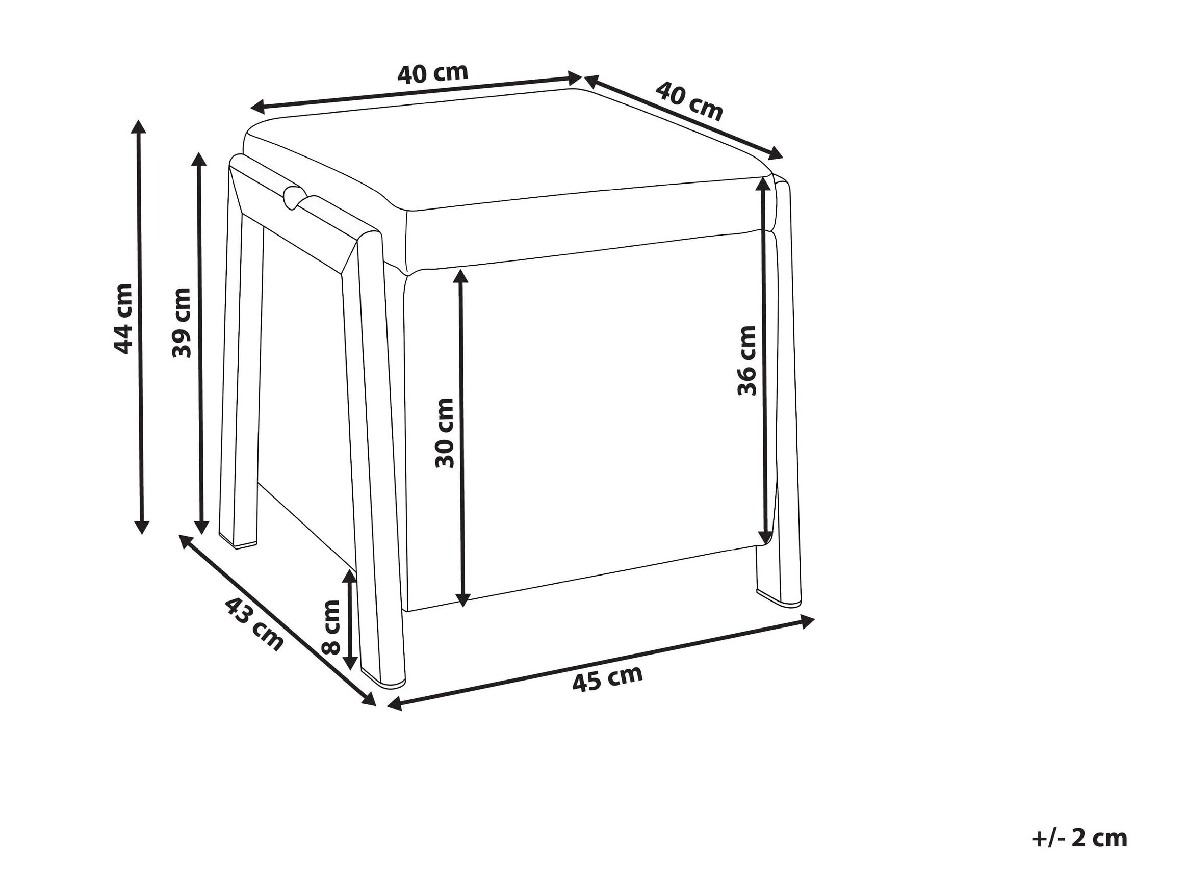 Tabure Berwyn 2916 (Svijetlo zelena)