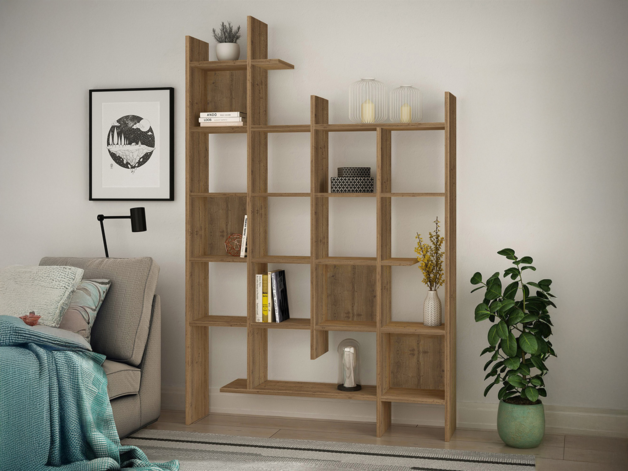 Polica Kailua 2710 (Tamno drvo)