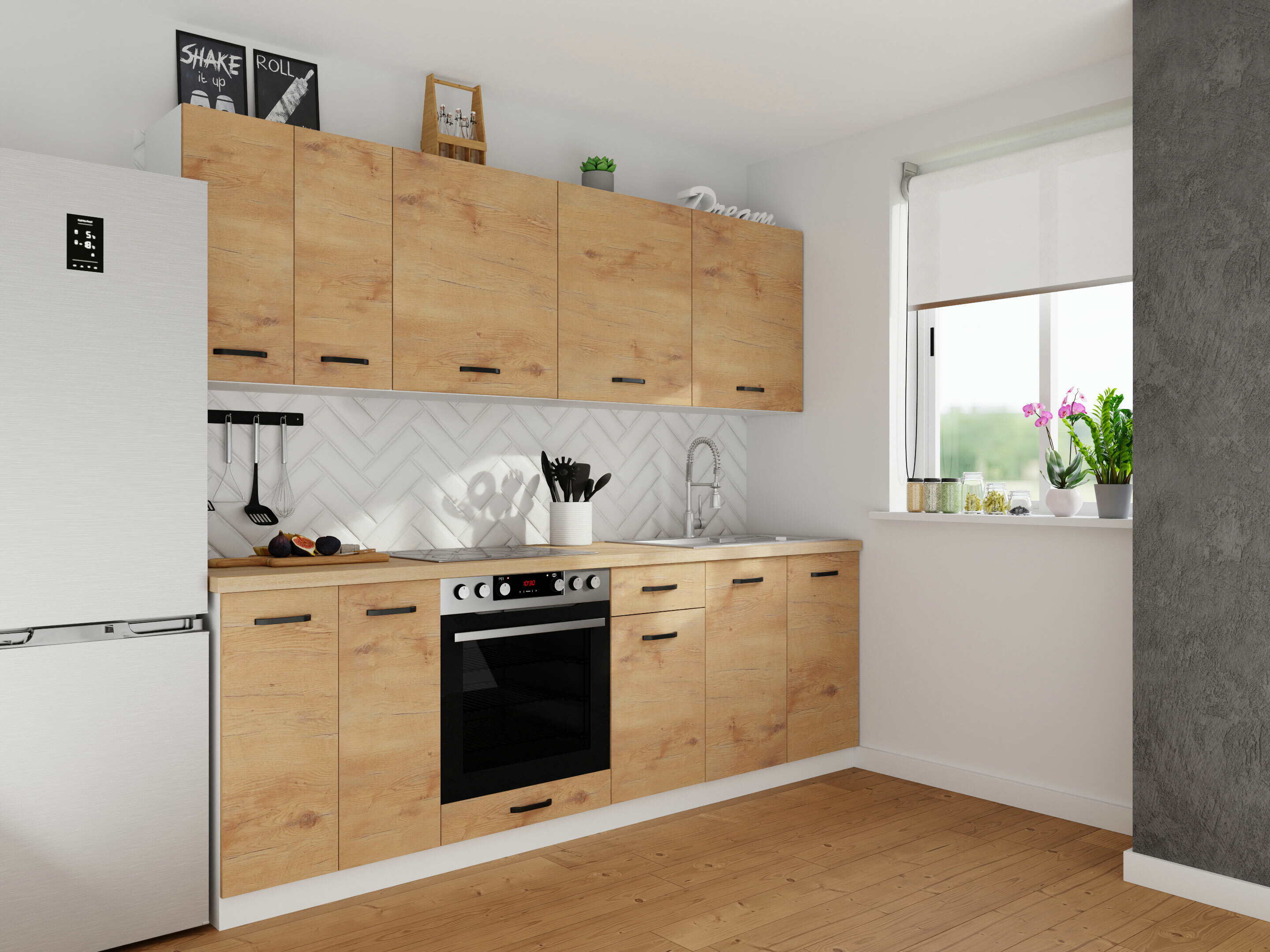 Modularni ormarić za sudoper s vratima Amper Lancelot 125