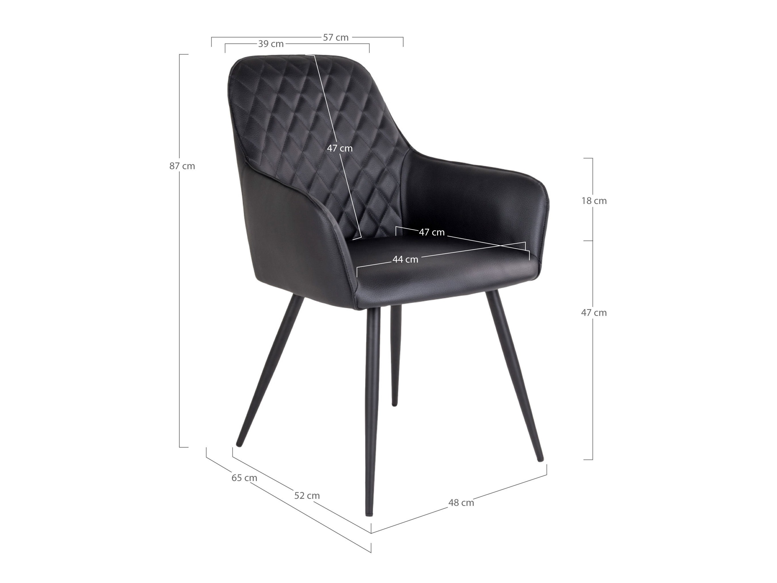 Stolica Brea 213 (Crna)