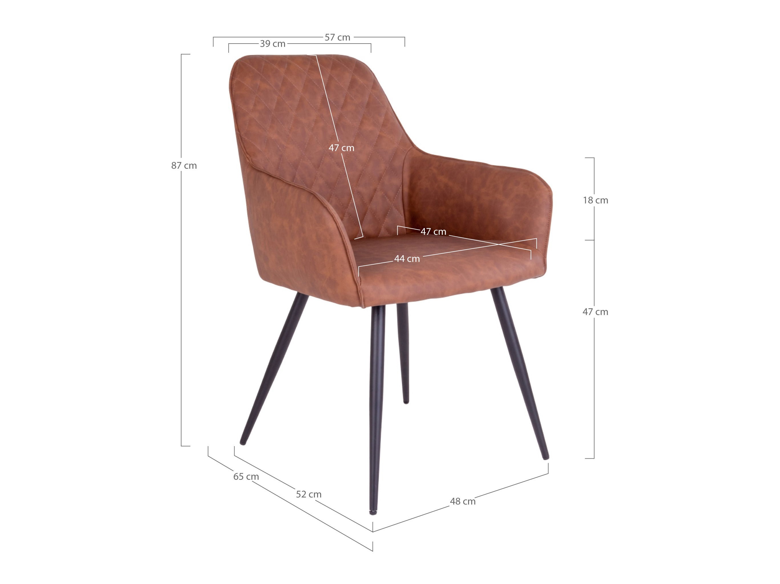 Stolica Brea 213 (Smeđa)