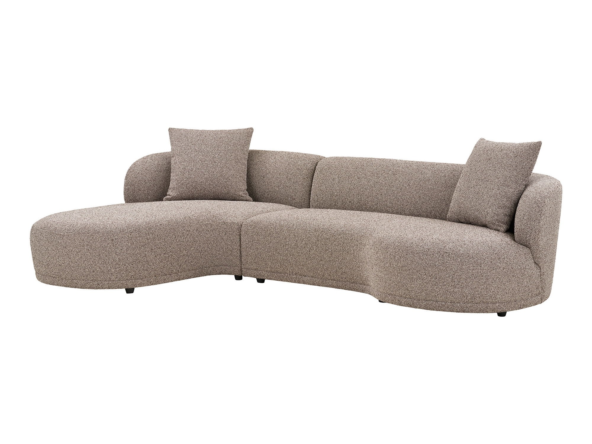 Kutna garnitura Brea 214 (Svijetlo smeđa)