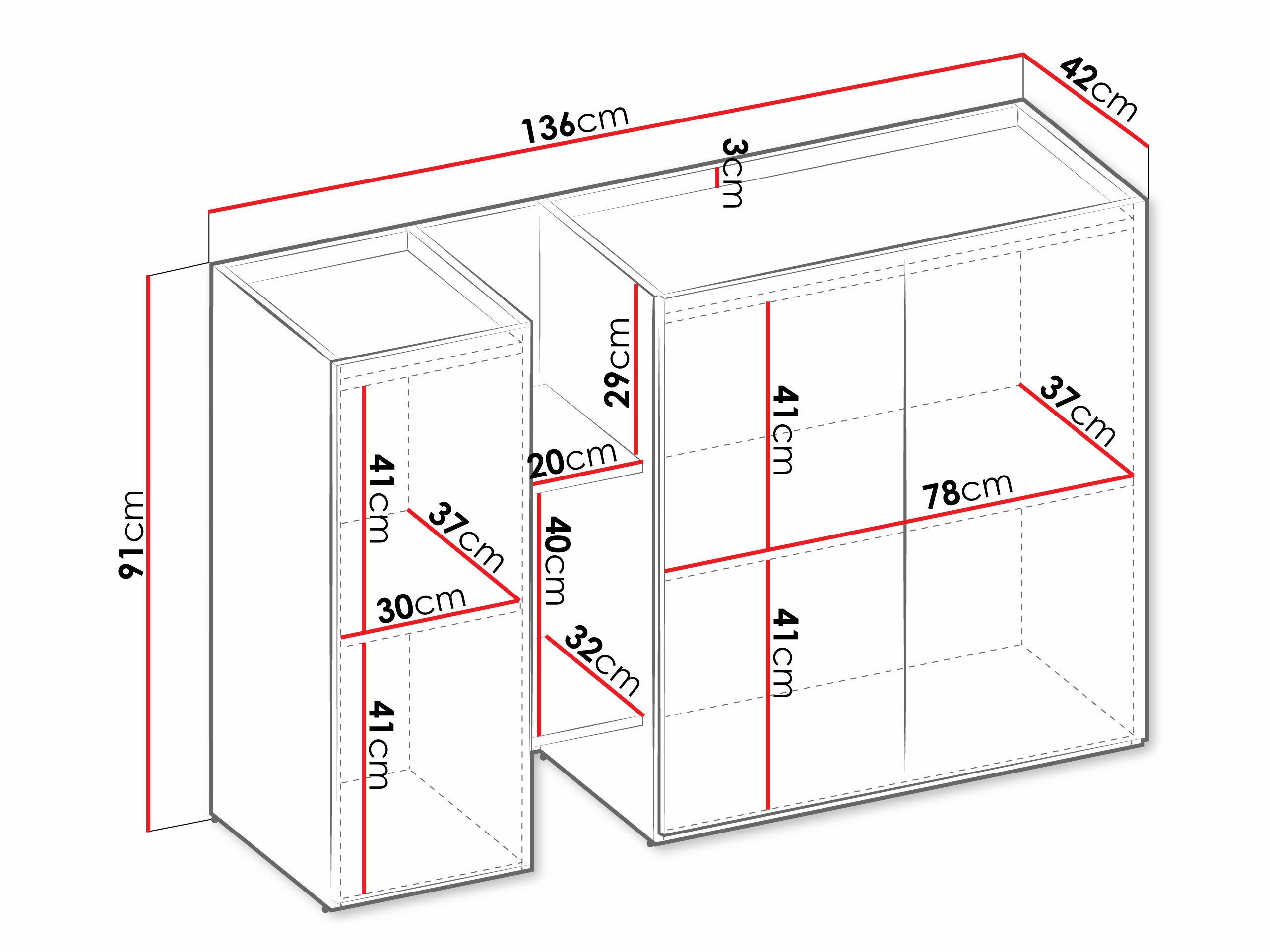 Ormarić Tivseva 105