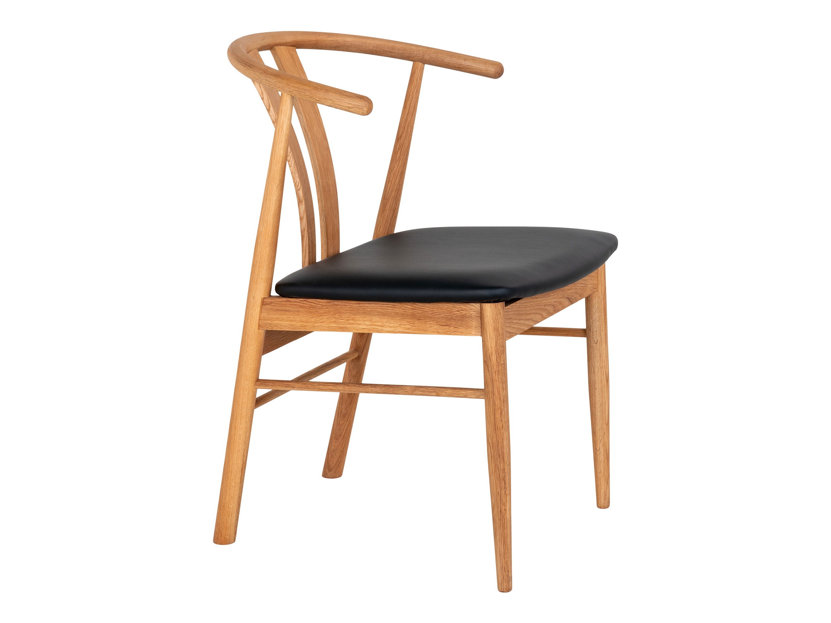Stolica Brea 224 (Crna + Hrast)