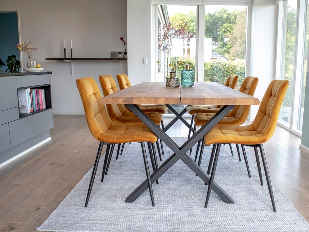 Stolica Brea 227 (Crna + Senf)