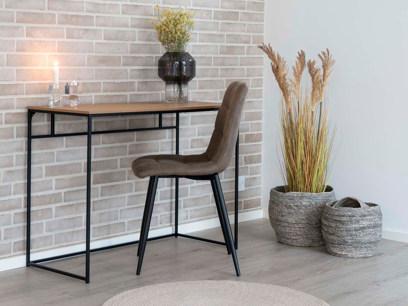 Stolica Brea 227 (Crna + Svijetlo smeđa)