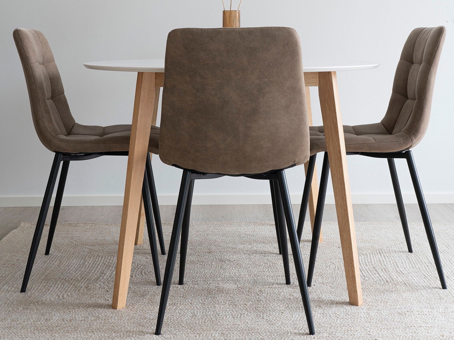 Stolica Brea 227 (Crna + Svijetlo smeđa)