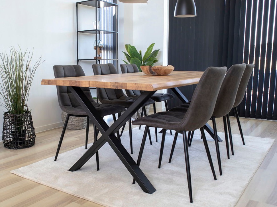 Stolica Brea 227 (Crna + Tamno siva)