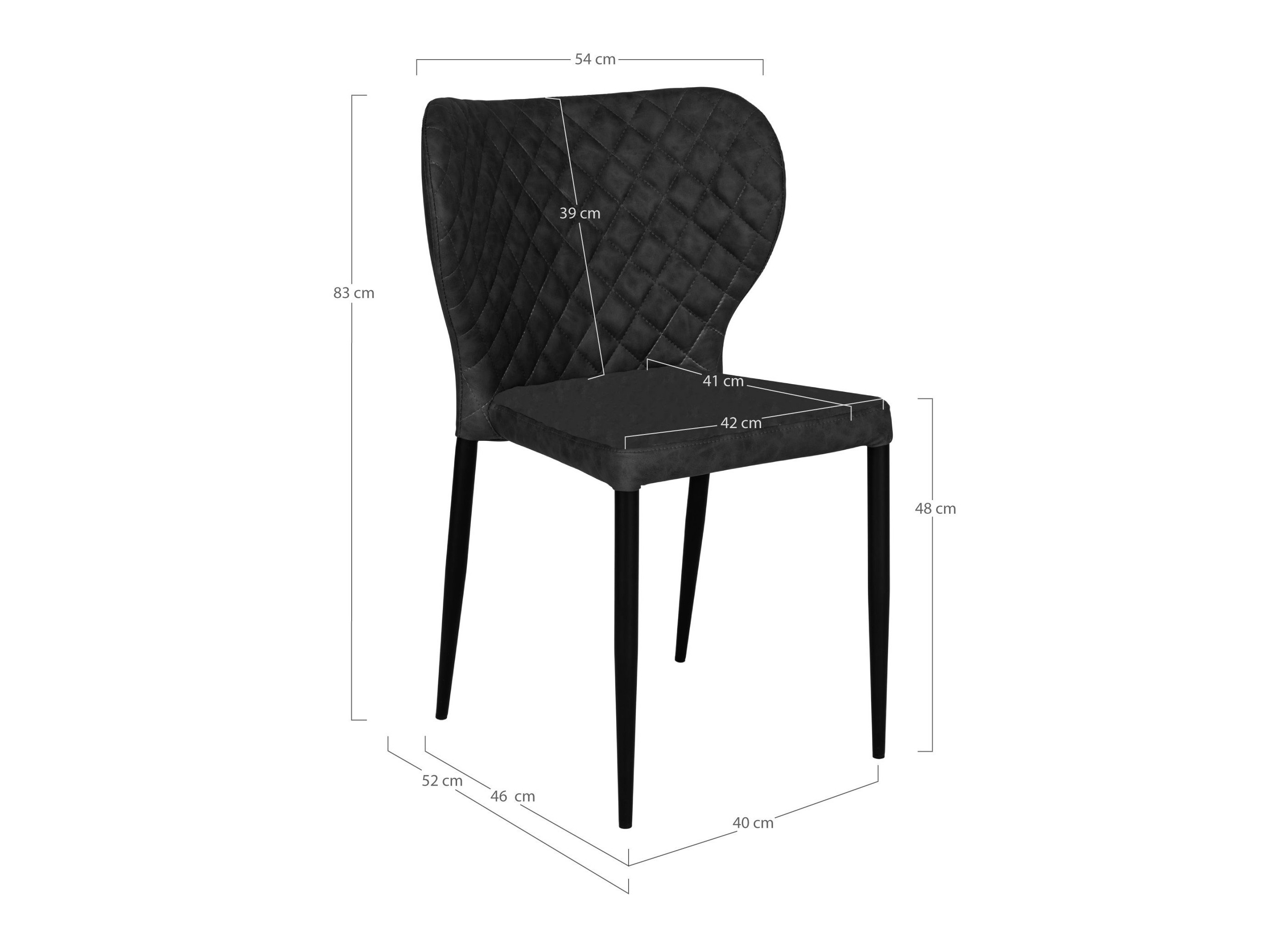 Stolica Brea 228 (Crna)