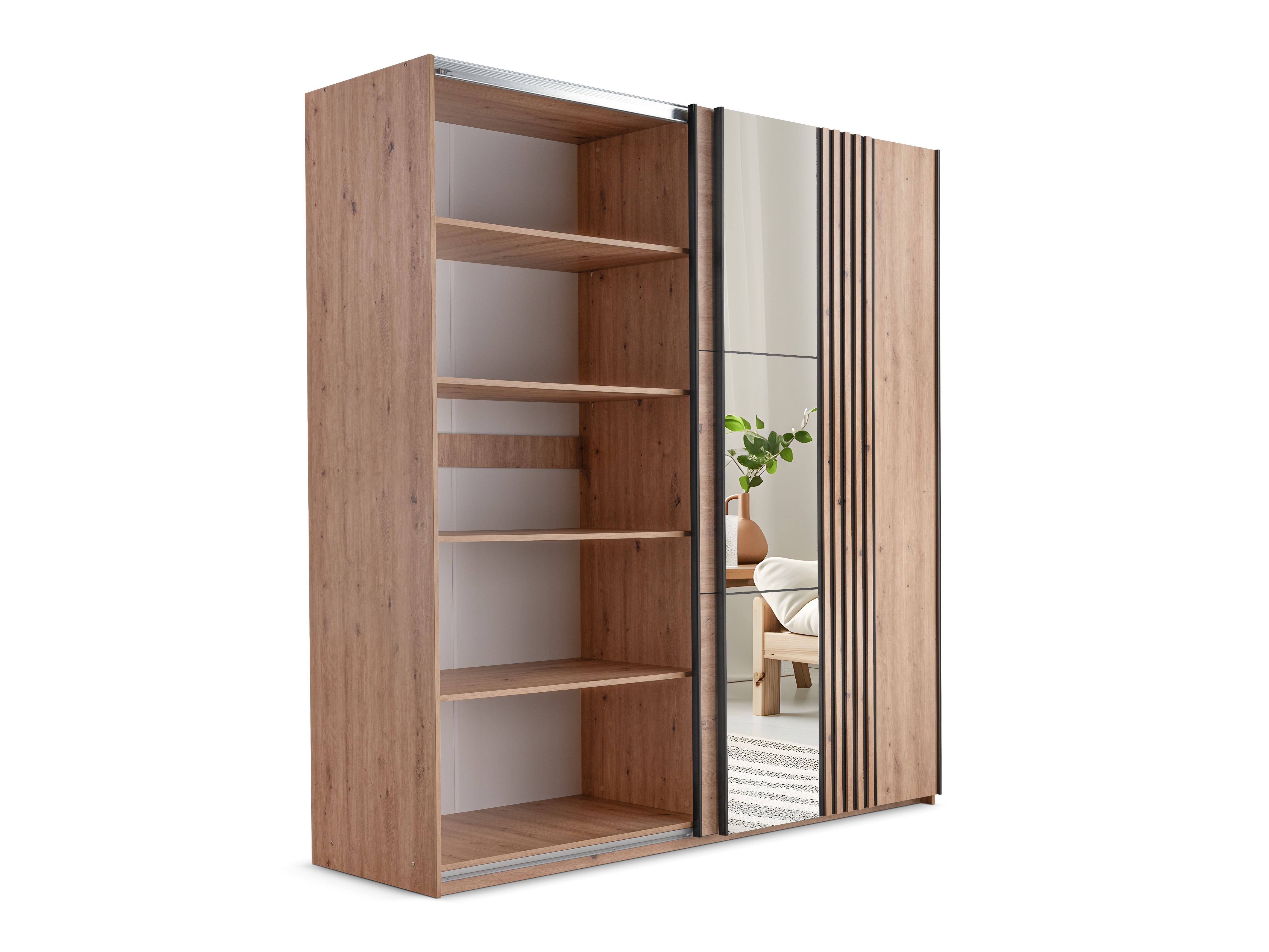 Ormar Honolulu 253 (Hrast Artisan)