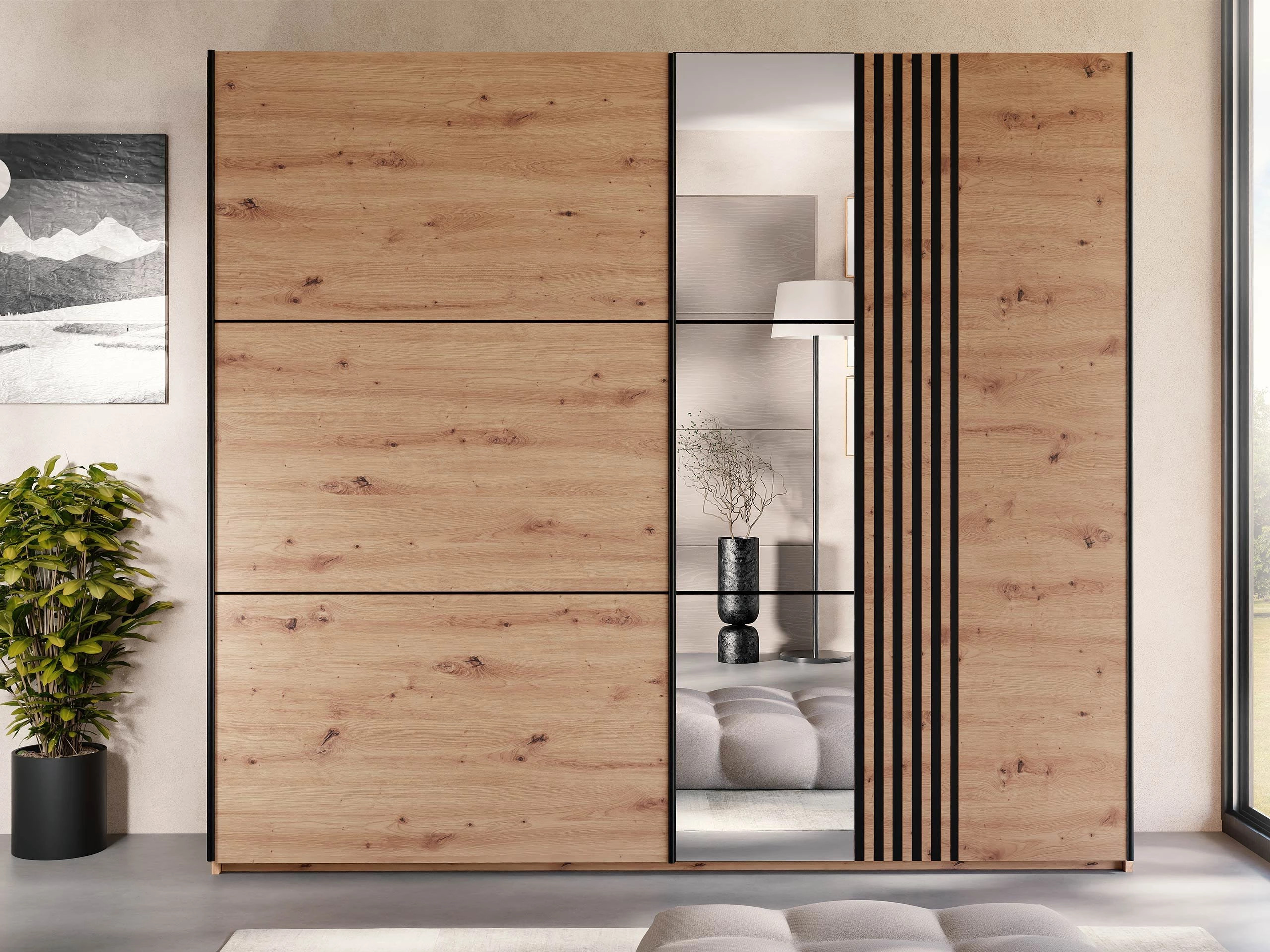 Ormar Honolulu 254 (Hrast Artisan)