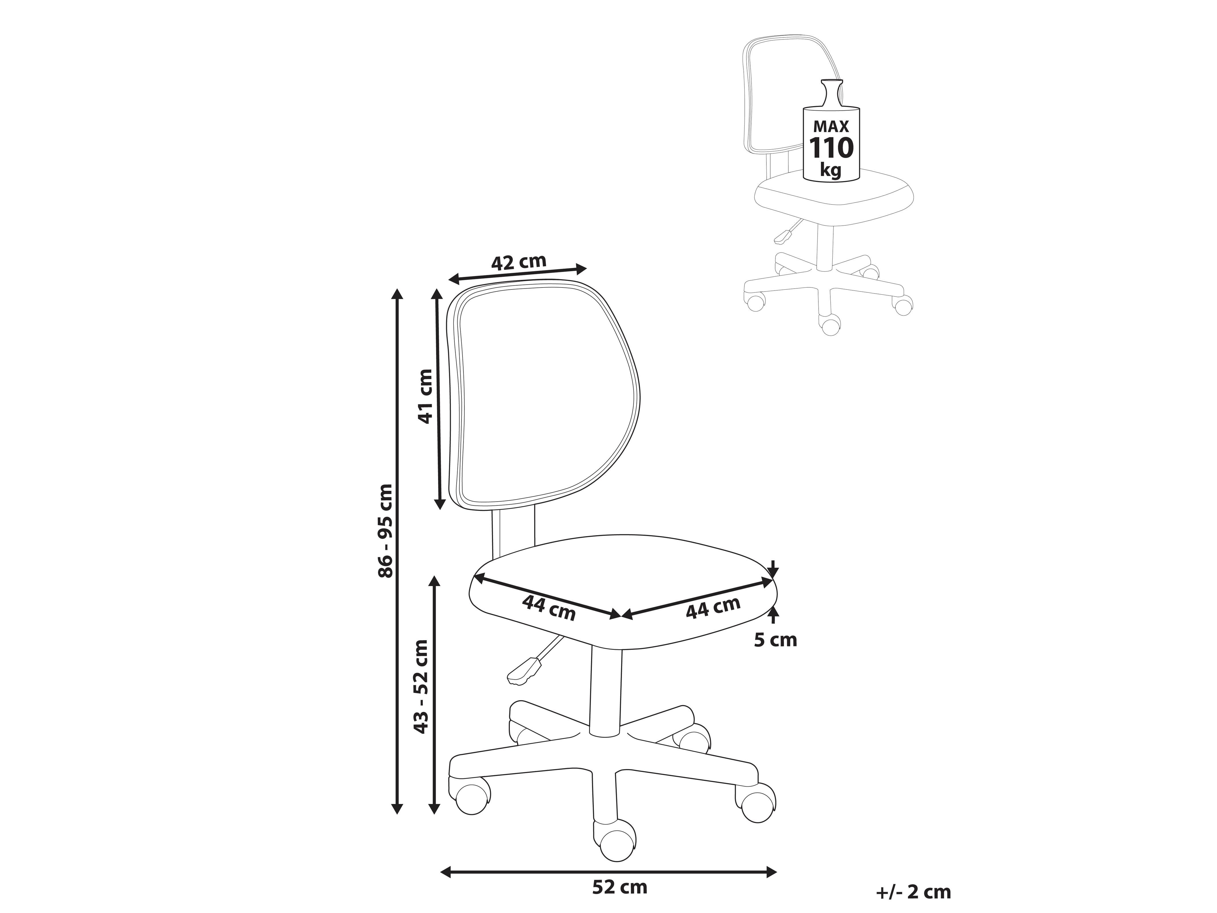 Uredska stolica Berwyn 2920 (Svijetlo ružičasta)