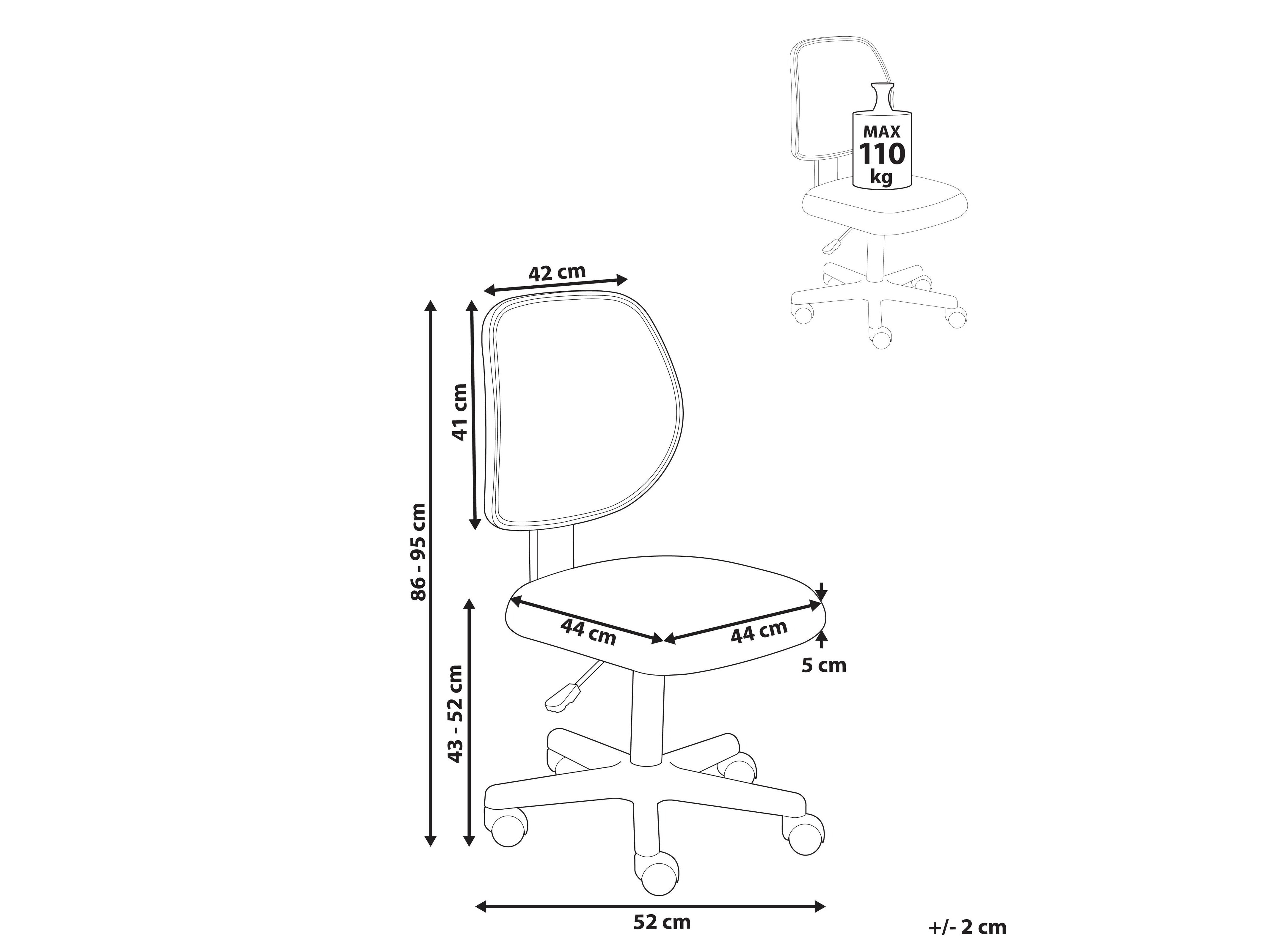 Uredska stolica Berwyn 2920 (Svijetlo siva)