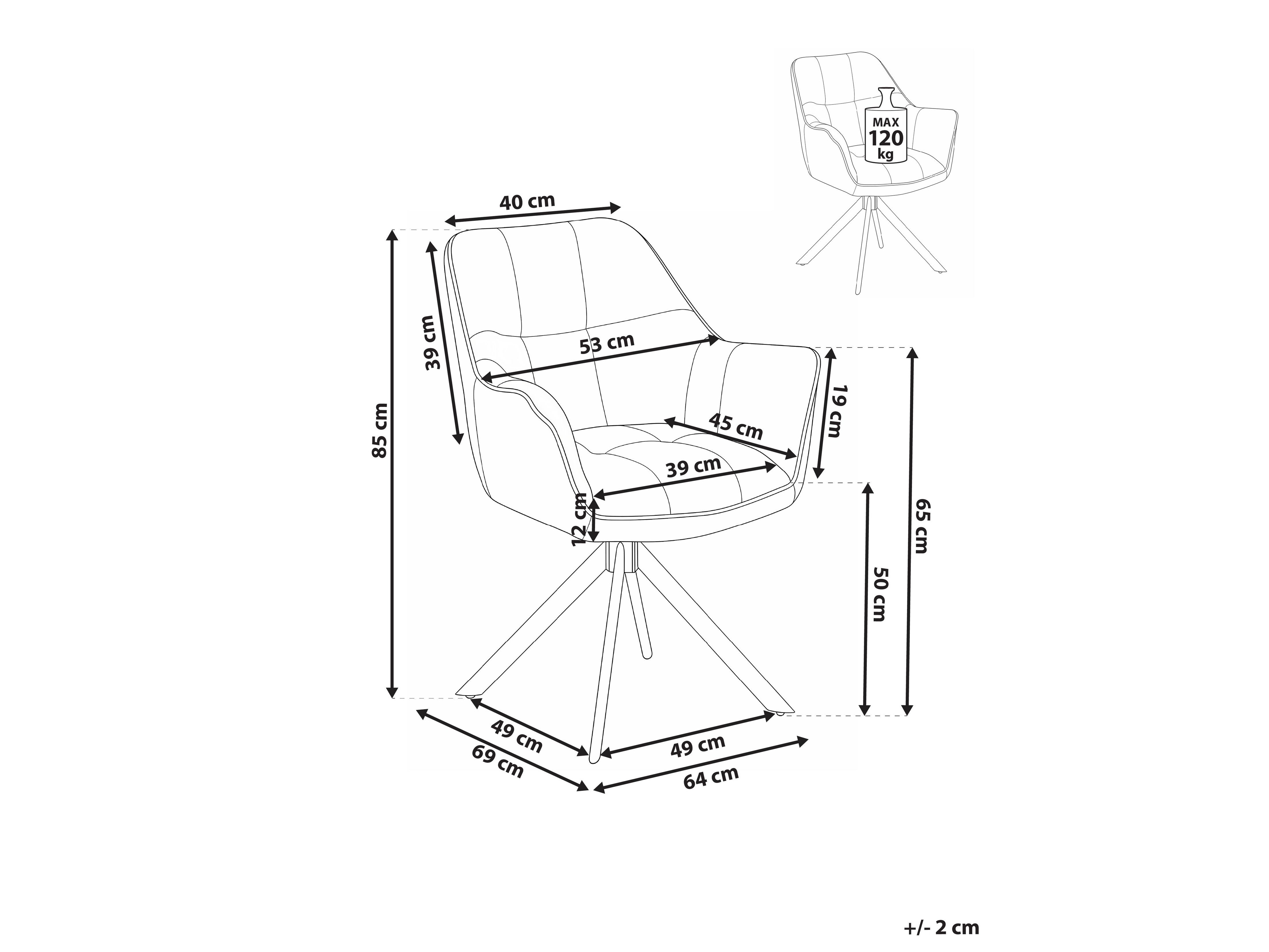 Stolica Berwyn 2922 (Svijetlo zelena)