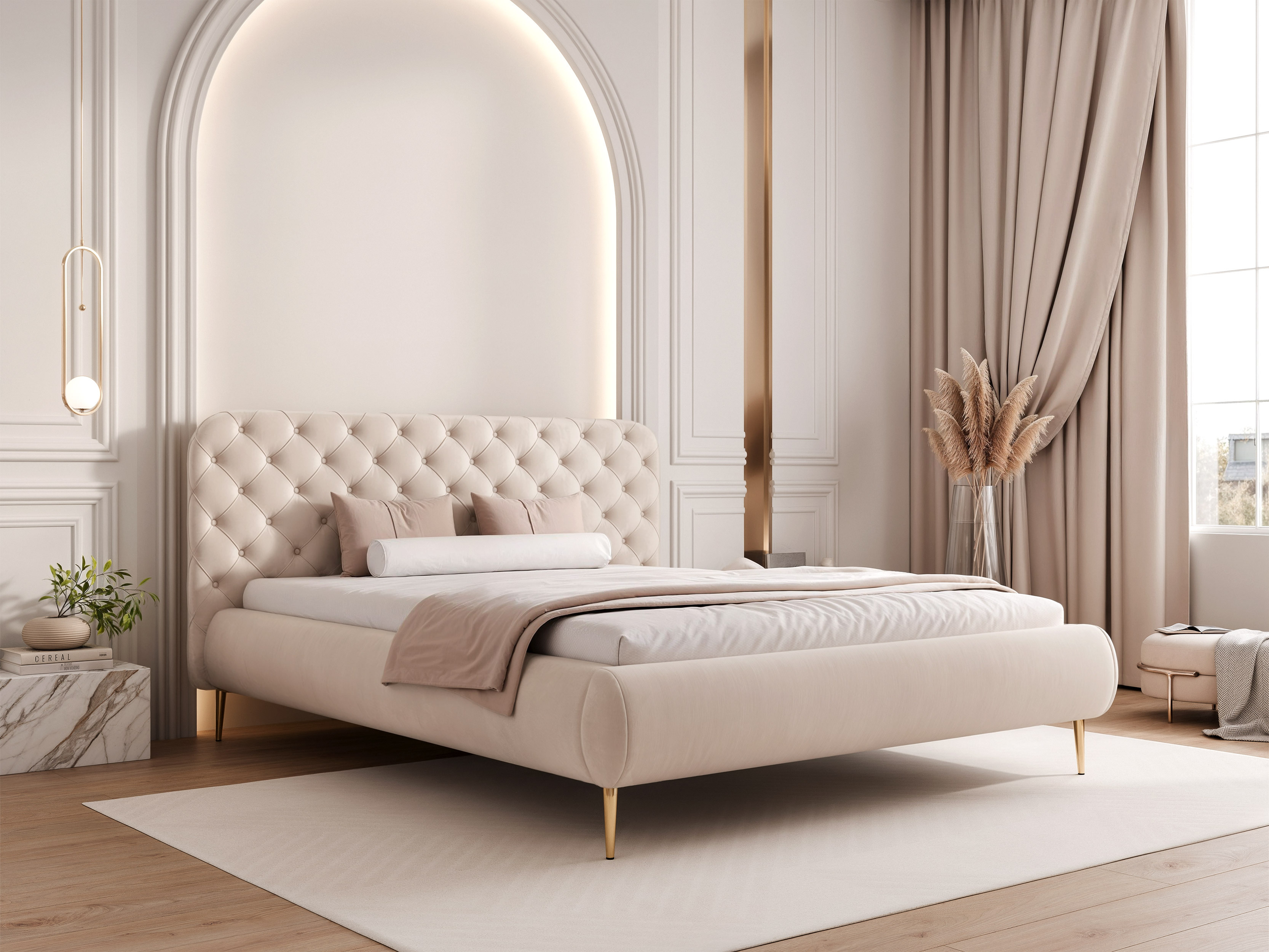 Krevet Hesperia 124 (MATT VELVET 08)