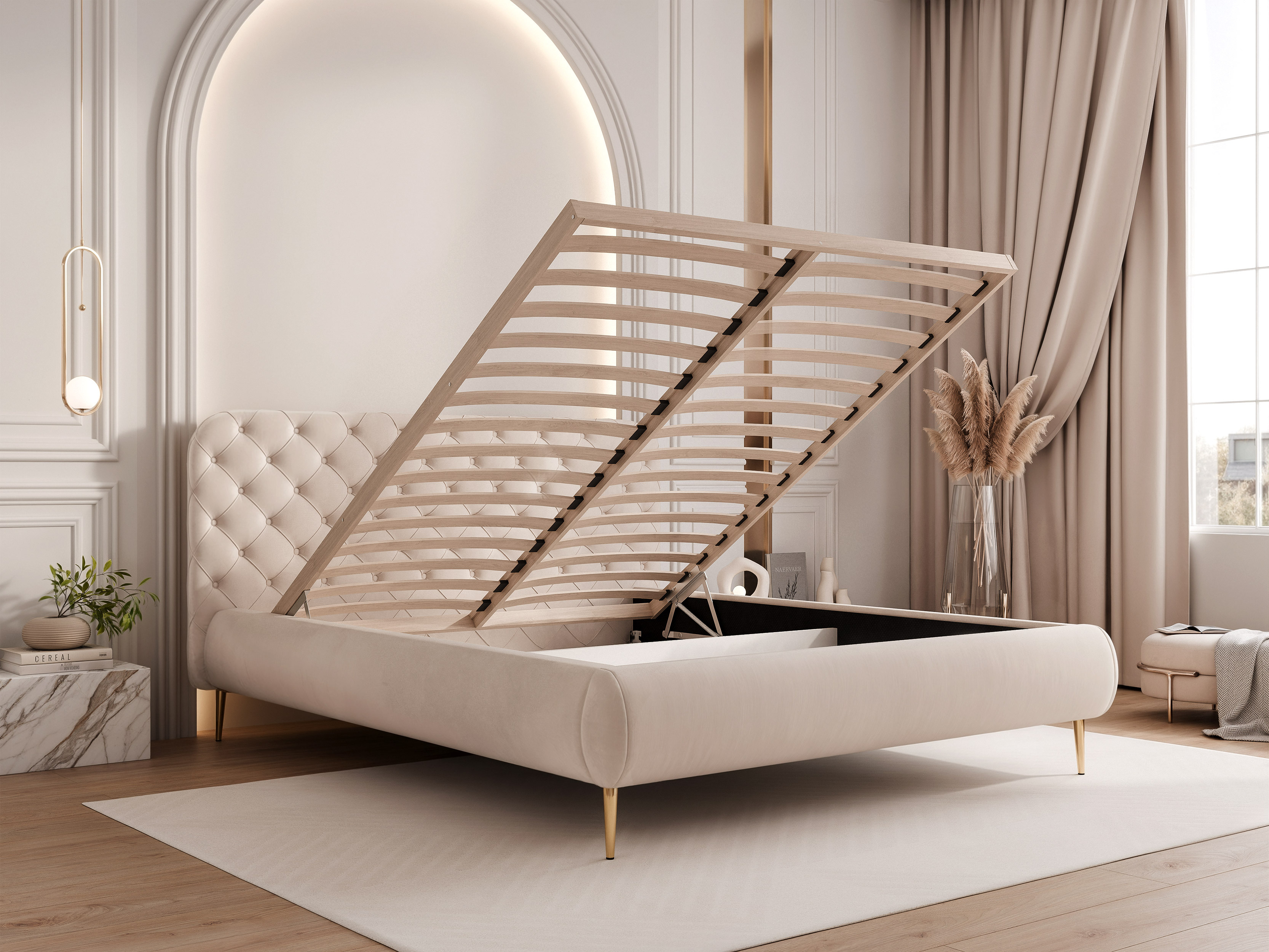 Krevet Hesperia 124 (MATT VELVET 08)