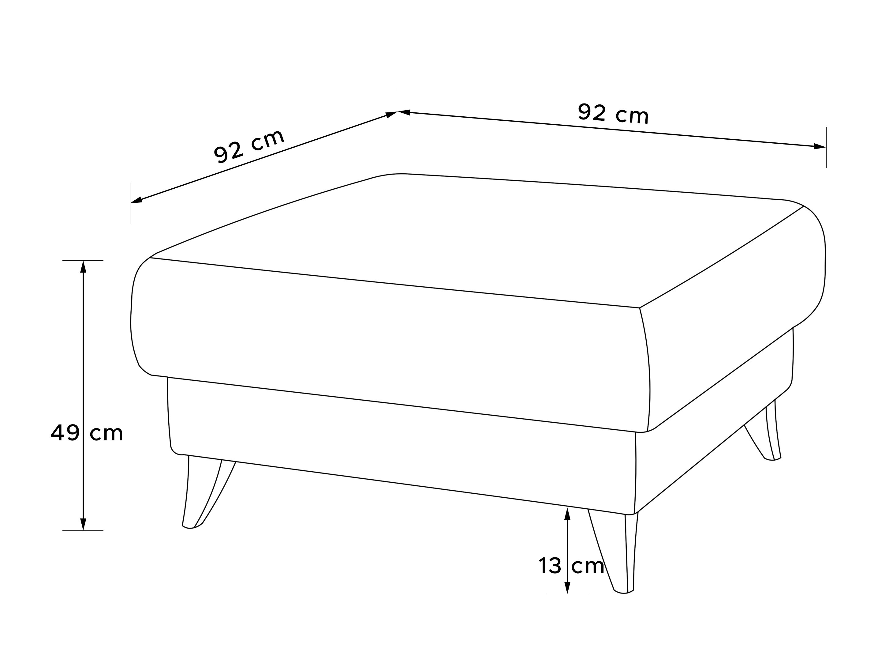 Tapecirana klupa Temecula 120 (Riviera 81)